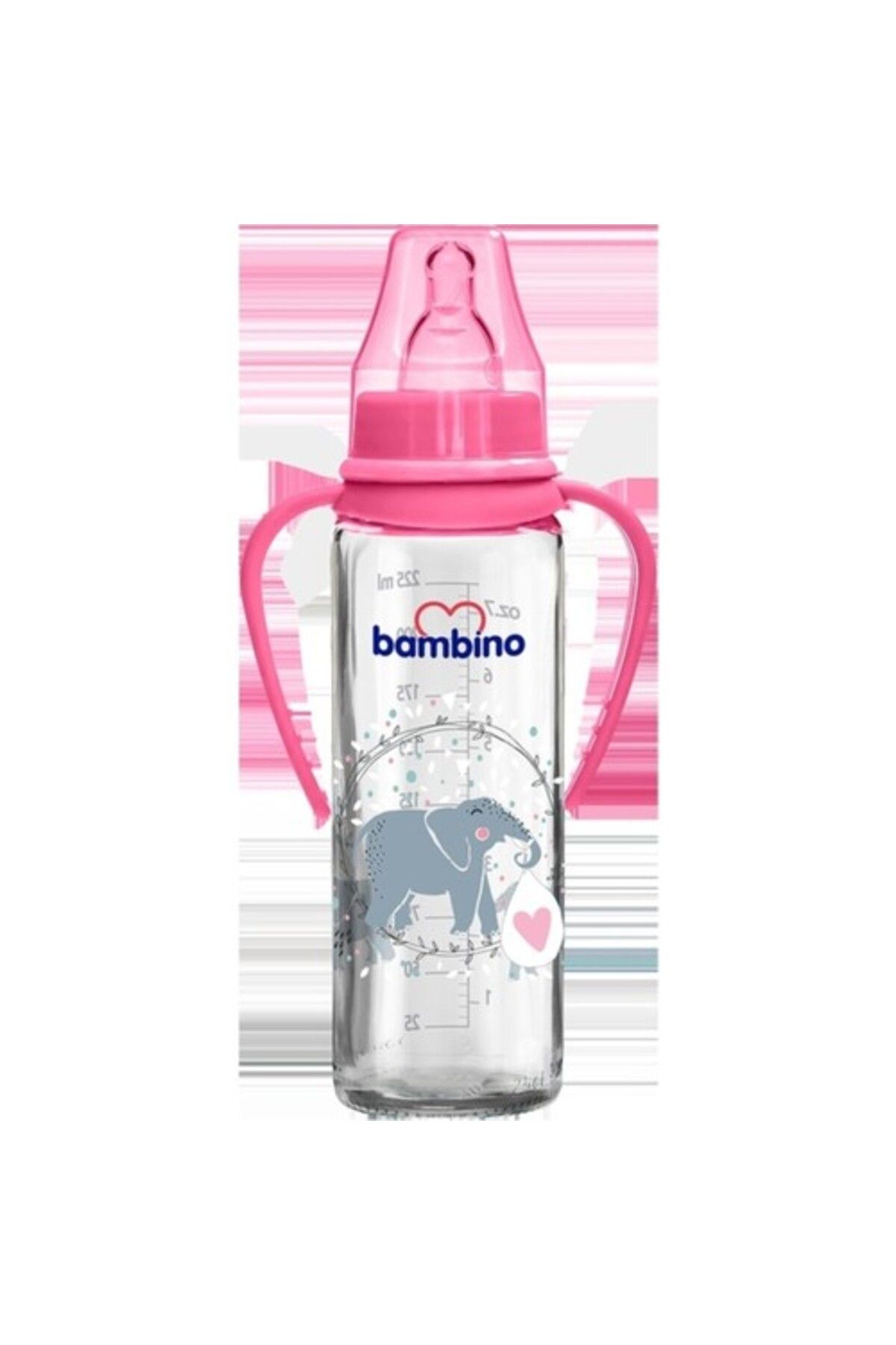 Bambino Biberon Cam Kulplu 225ml-blister B016