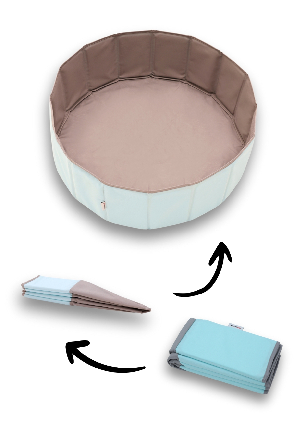 miracool Hopy Katlanır Top Havuzu / 90 Adet Top Dahil / Aktivite ve Oyun Alanı fotoğrafı 4 (önizleme)