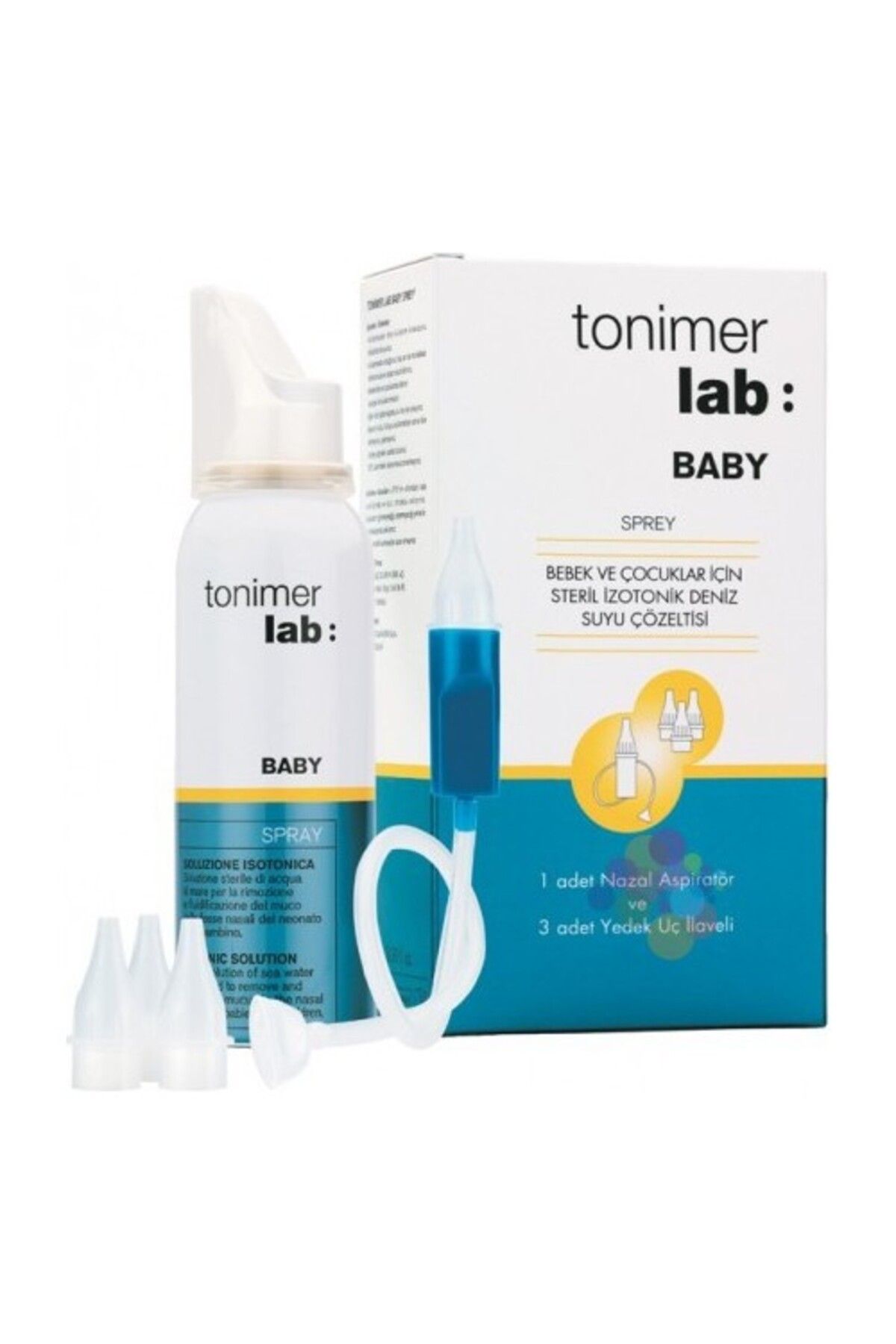 tommee tippee Tonimer Lab Baby Sprey 100 Ml + Burun Aspiratörü
