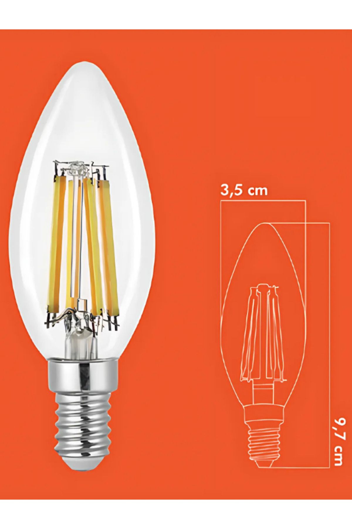 ELKHOUSE ElektrikHouse LED FILAMENT RUSTIK AMPUL