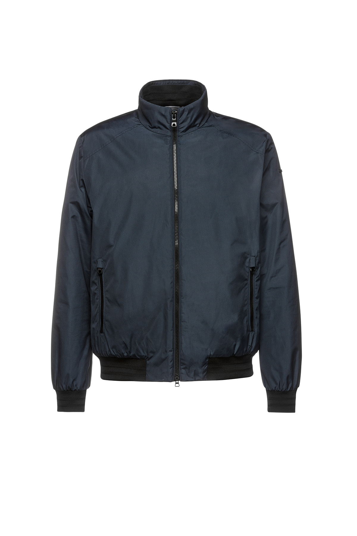 Geox-Men's Navy Blue m Vincit Zipper Coat M4620Jt3163F0388 4