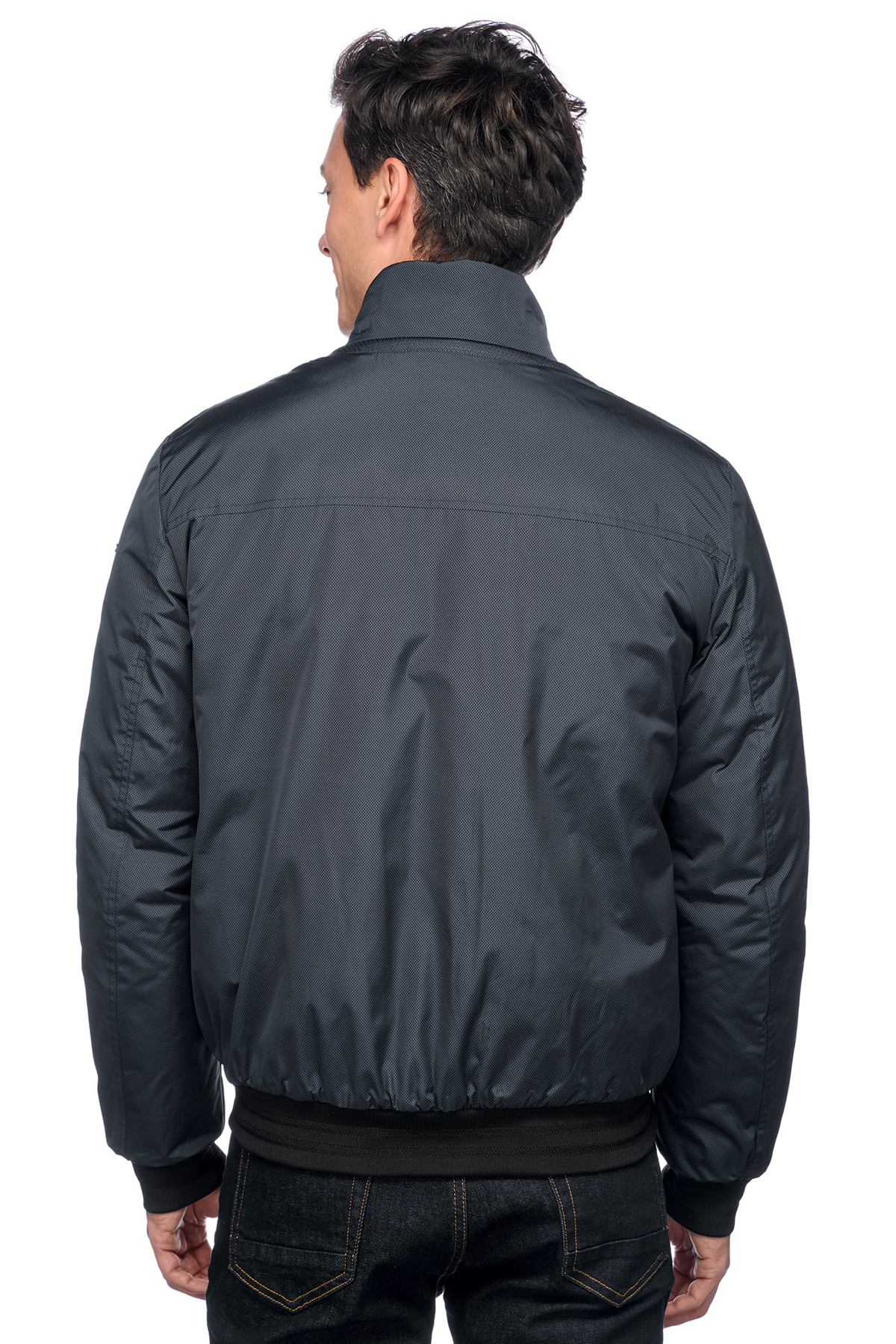 Geox-Men's Navy Blue m Vincit Zipper Coat M4620Jt3163F0388 6