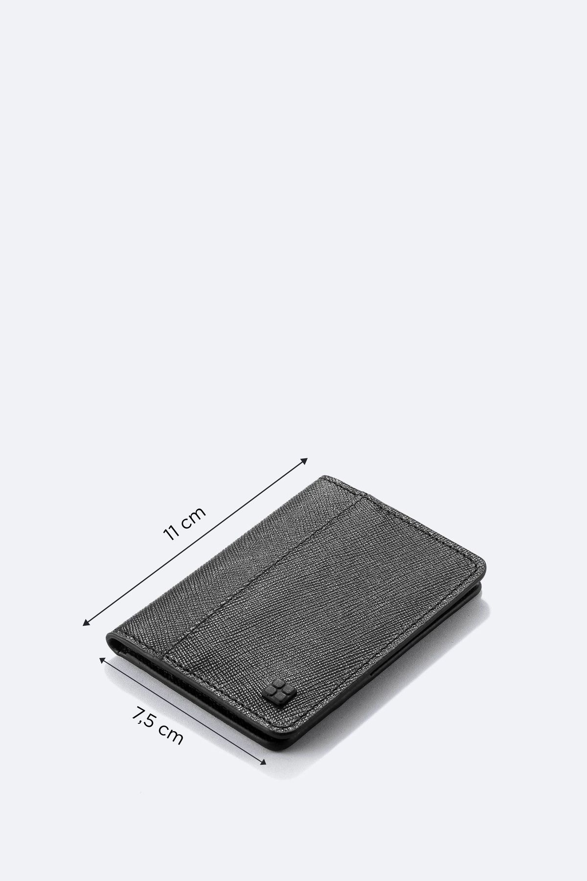 کیف پول مشکی مردانه هدیه جعبه چرمی 100 ٪ مجموعه حقوقی Avva