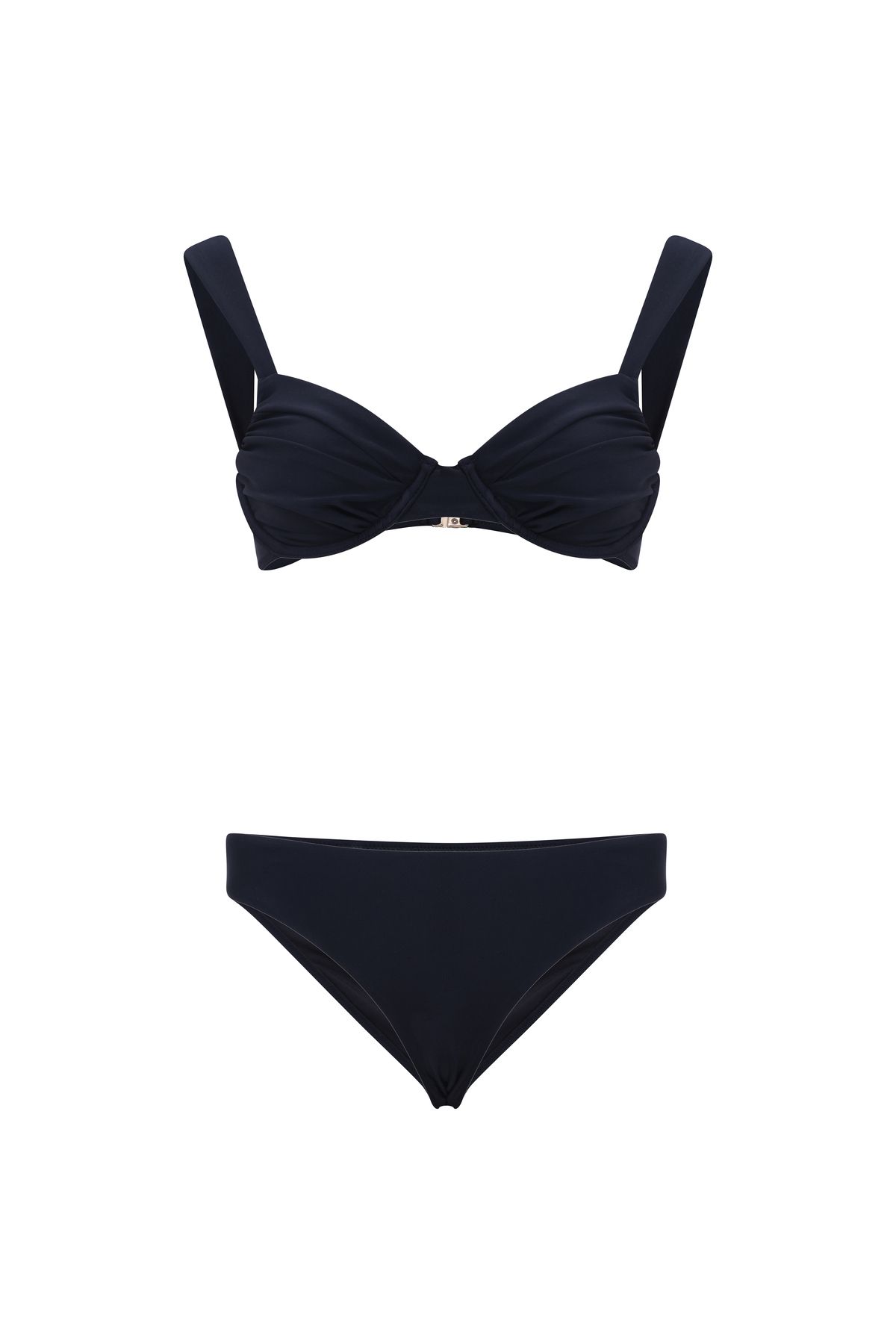 eva clothing Kadın Siyah Bikini Takımı