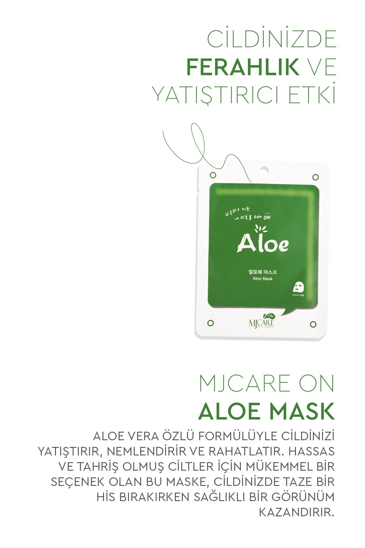 Mjcare-Aloe Vera Extract Face Mask8809220800160 3