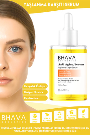 bhava cosmetics Yaşlanma Ve Kırışıklık Karşıtı Serum Canlandırıcı Bariyer Ona...