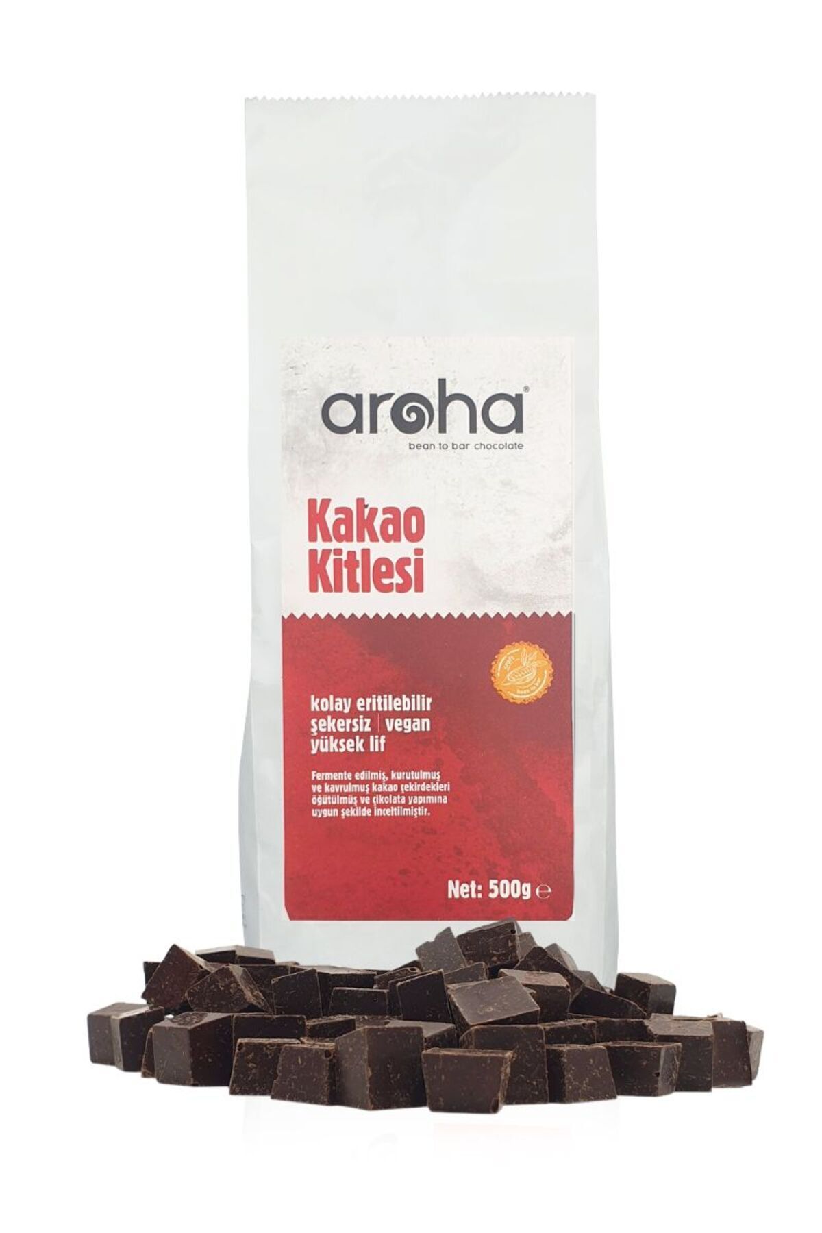 AROHA Kakao Kitlesi %100 Kakao - 500 G
