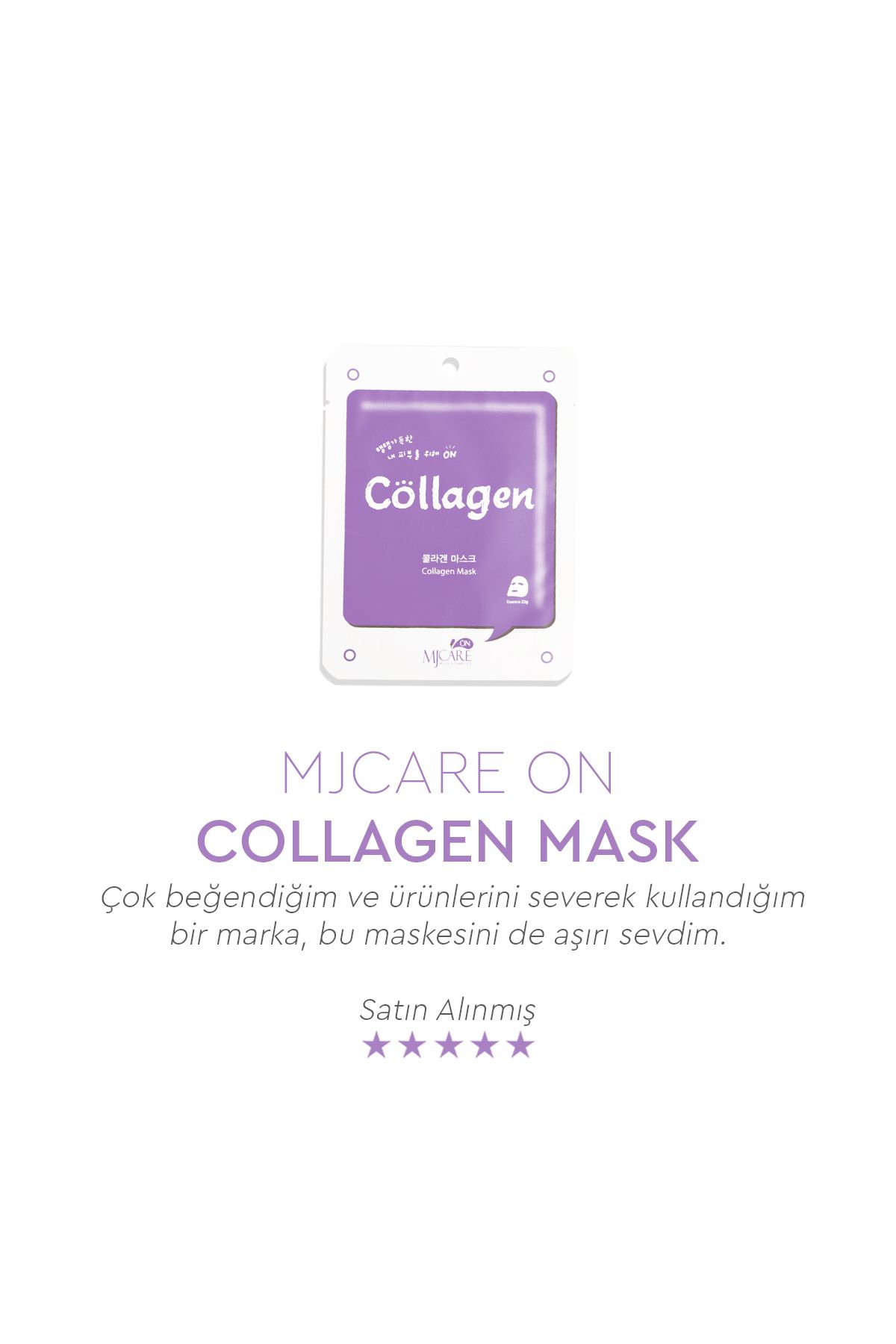 Mjcare-On - Collagen Extract Face Mask 6