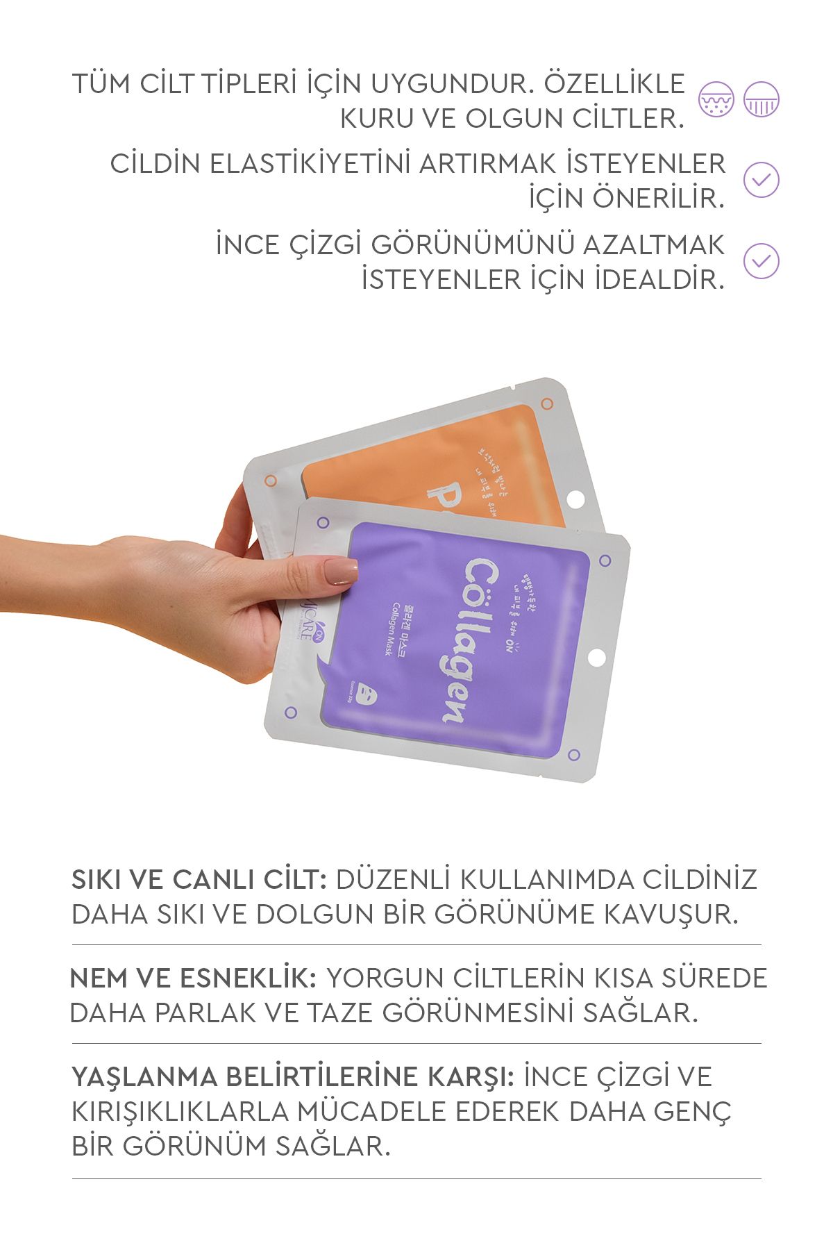 Mjcare-On - Collagen Extract Face Mask 4