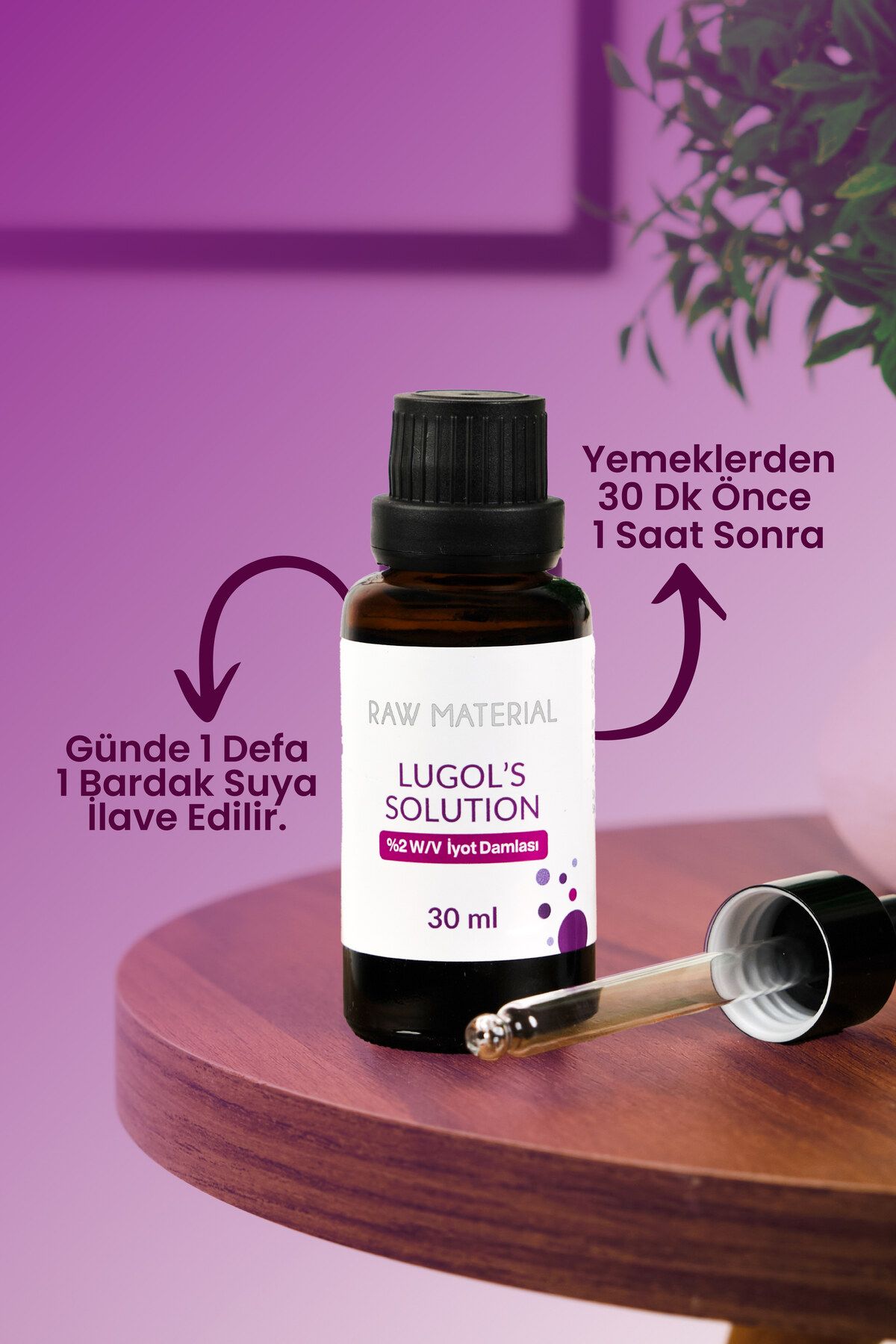 MORE THAN-Raw Material Lugol's Solution Iod 2% Drops 30 ml 3