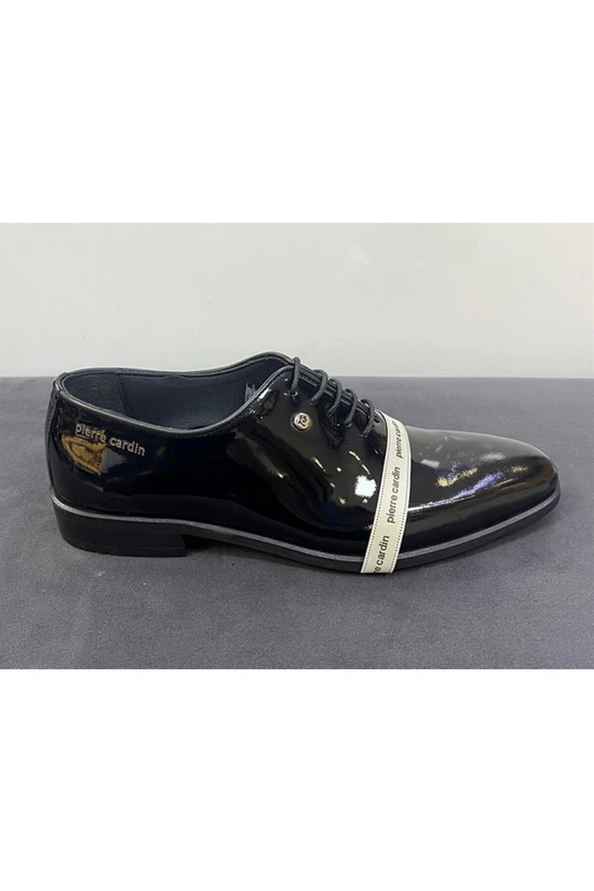 Pierre Cardin-103129-23s Δερμάτινα δεμένα ανδρικά παπούτσια λουστρίνι μαύρο 2