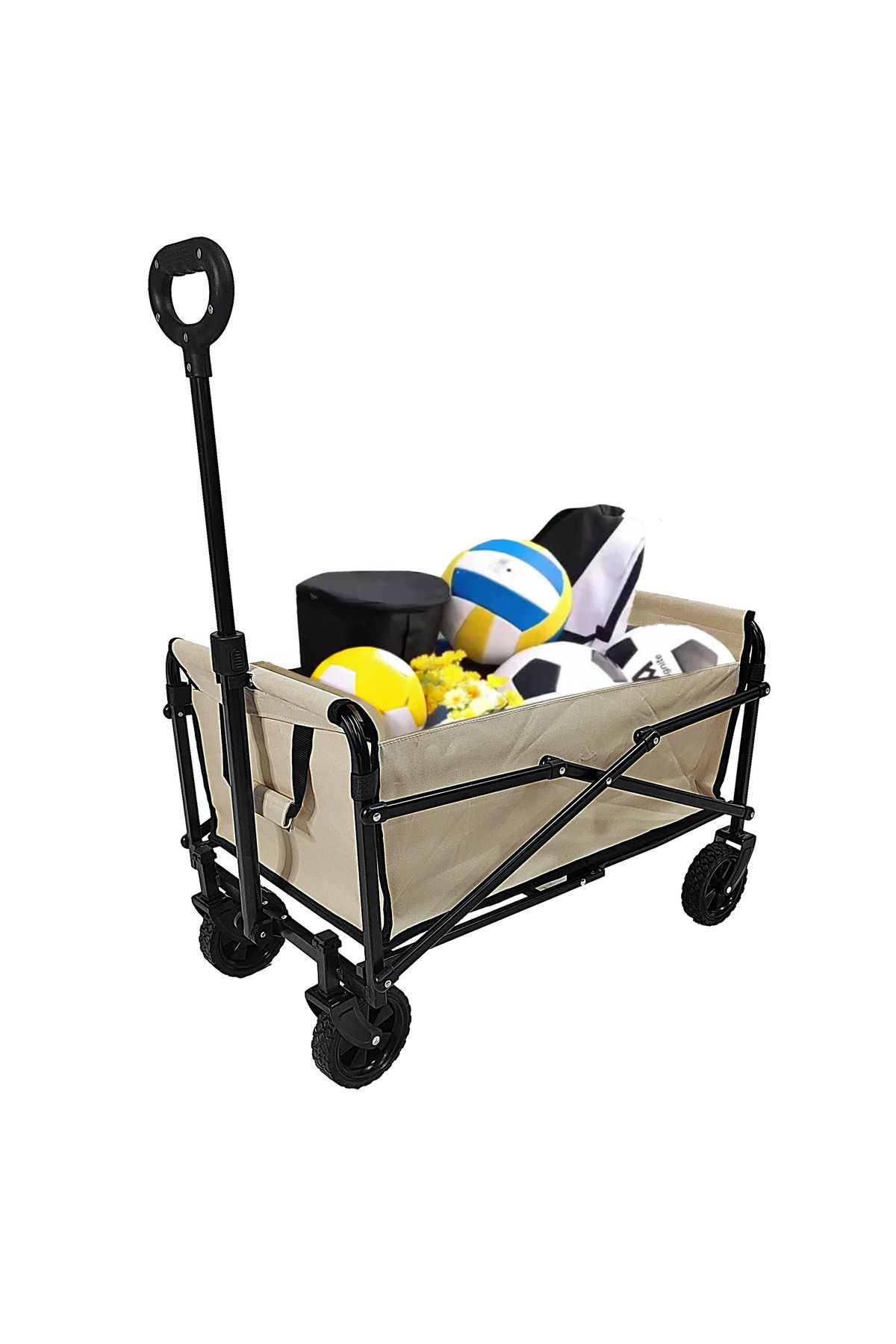 Kiwi Kfw-390 Katlanır Portatif Taşıma Aracı Kamp,piknik,plaj, Pazar, Market Koli, Yük,paket El Arabası