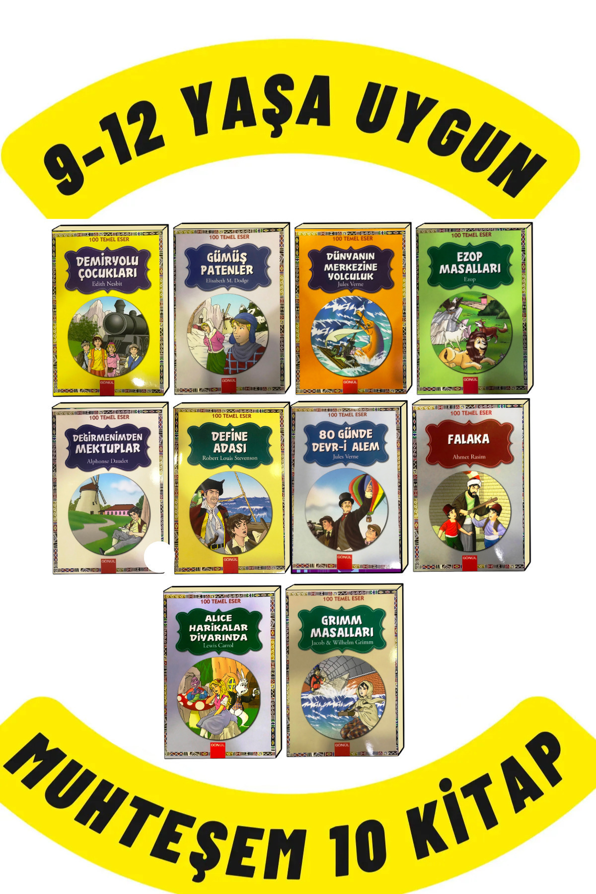 GÖNÜL YAYINCILIK 3.ve 4.sınıflar Için   Okumayı Sevdiren Hikaye Seti (100 TEMEL ESER) fotoğrafı 4 (önizleme)
