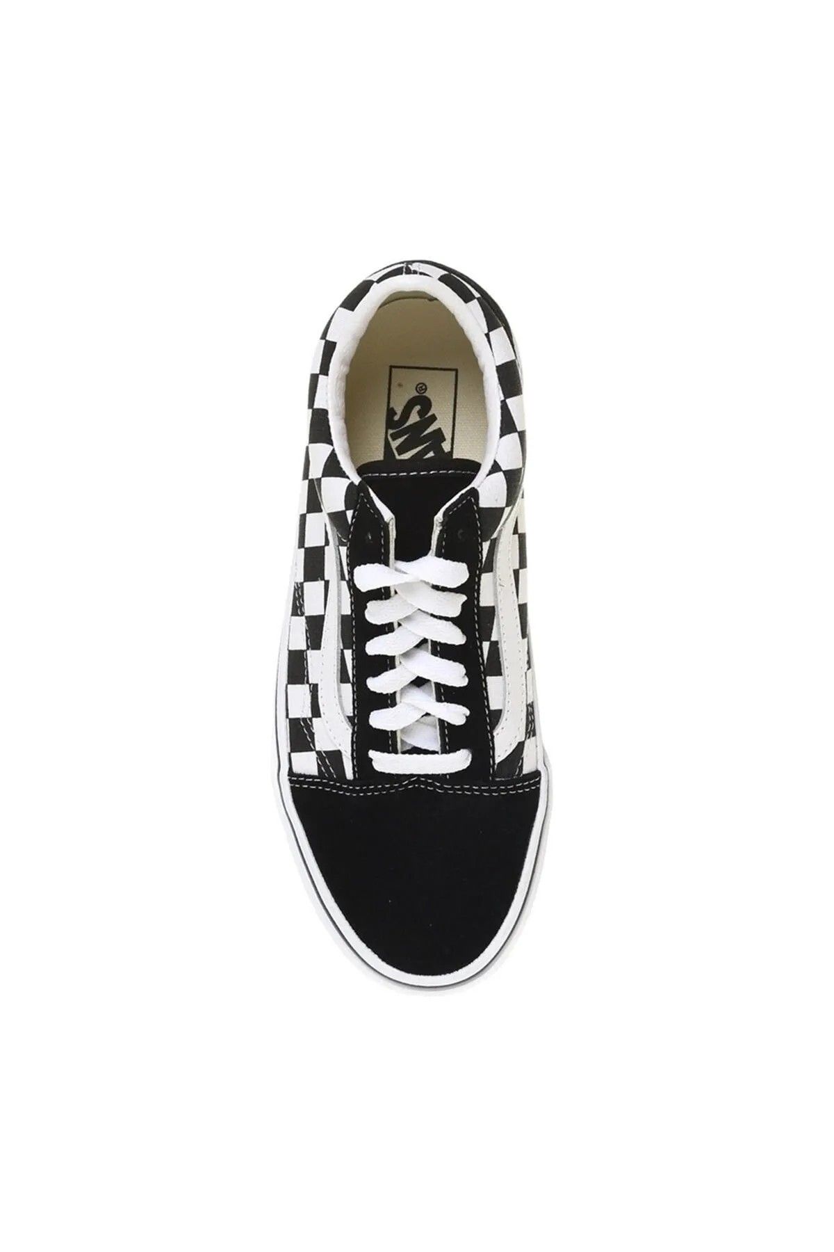 Vans-Dámská plátěná obuv Vn0a3b3uhrk1 Ua Old Skool Platform (šachovnice) Černá/tr Wht 4