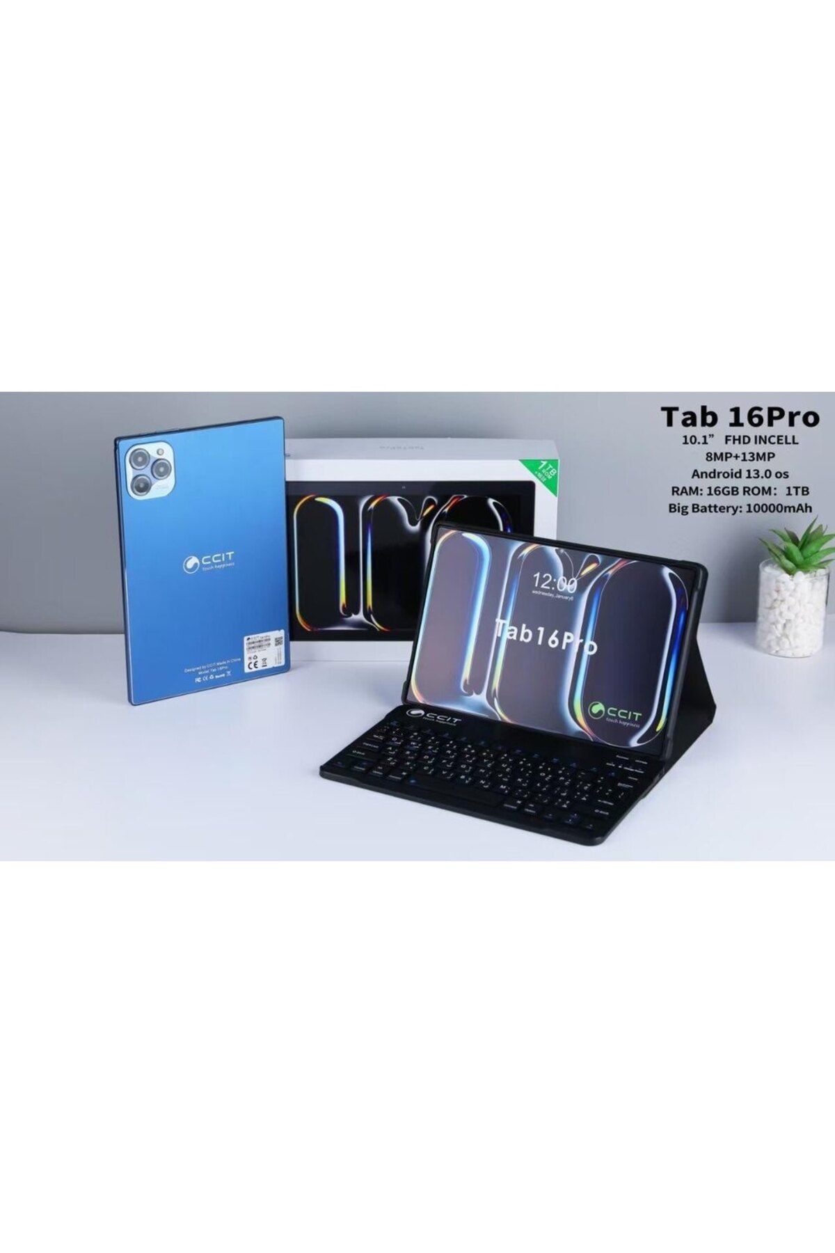 Ccıt 16 Pro Tablet 10.1 Inç (1 TB DEPOLAMA, 16 GB RAM)