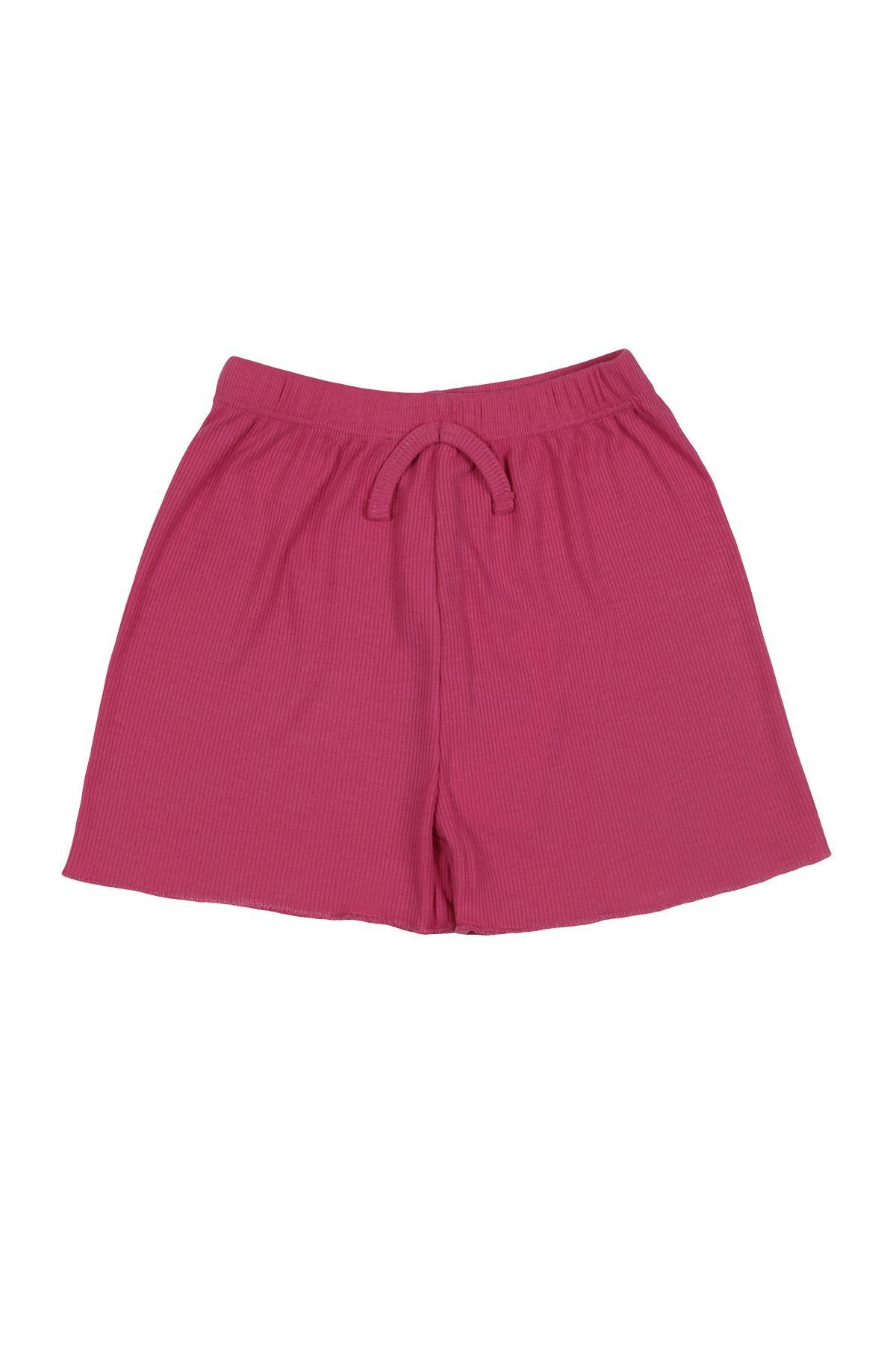 Melekpare Kız Bebek & Çocuk Şortlu Yazlık 2li Tişört Şort Takım %100 Pamuk fotoğrafı 4 (önizleme)