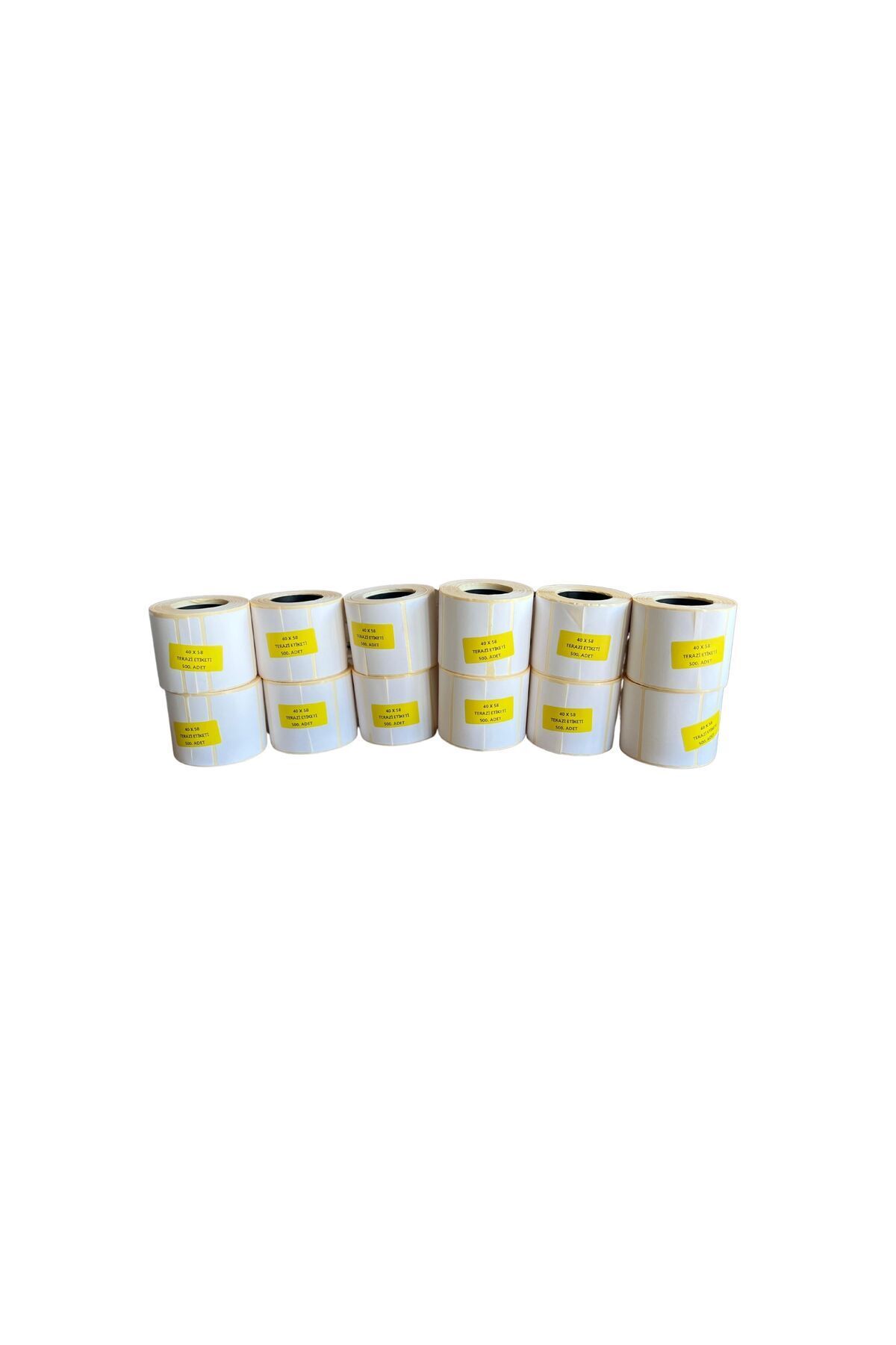 MuraSer Ambalaj 40x58 Mm 500 Sarım 12 Rulo Terazi Etiketi 1.kalite
