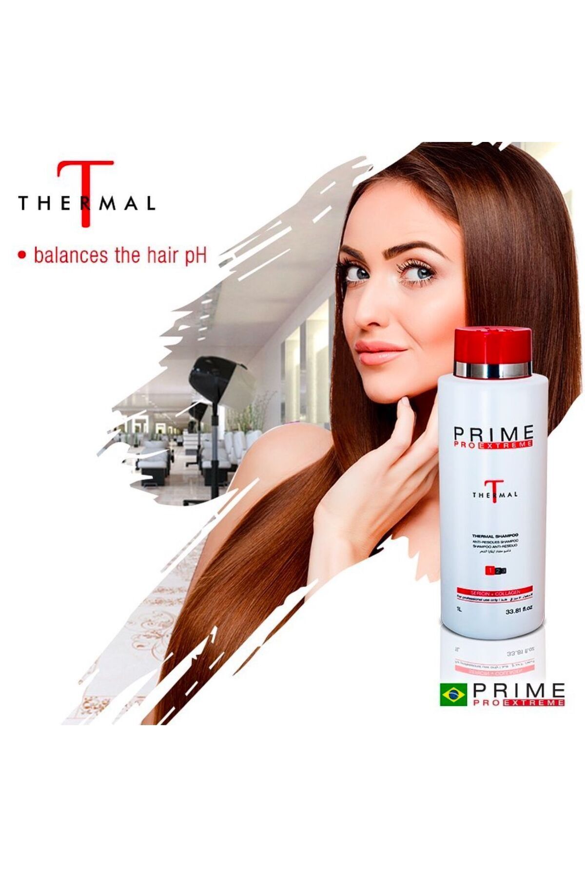 Genel Markalar Brazilian Keratin Prıme Pro Extreme Thermal Complex Saç Keratin -1000 ml