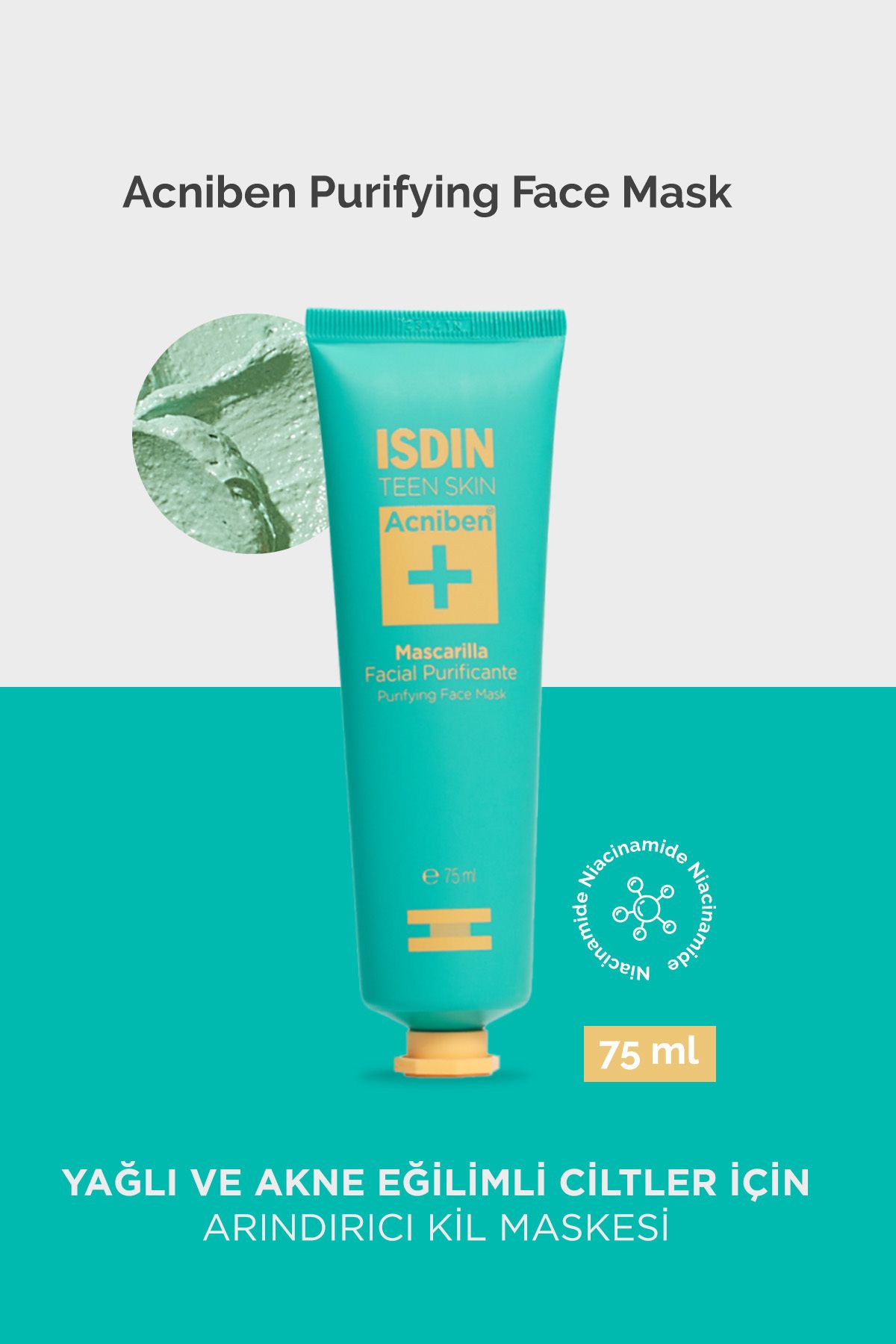 پاک کننده صورت ACNIBEN تصفیه 75 میل ISDIN