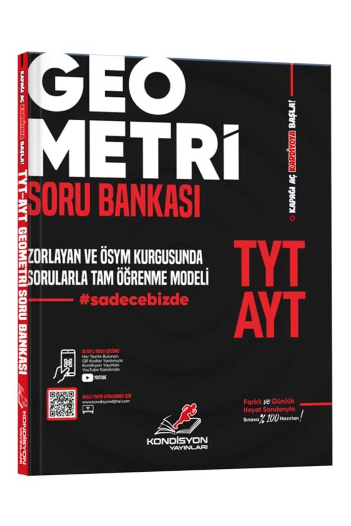 Kondisyon Yayınları TYT AYT Geometri Soru Bankası Kardiyo Serisi 2025