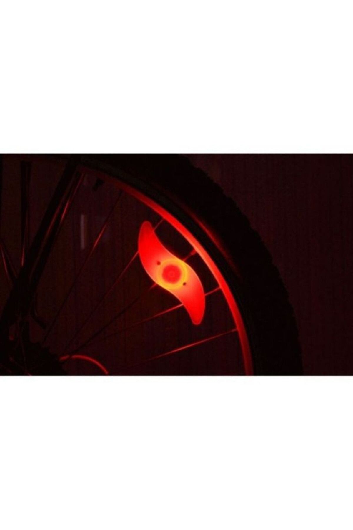 Evelise-Set of 15 LED ambient lights with 3 lighting modes for Bicycle, Red 5