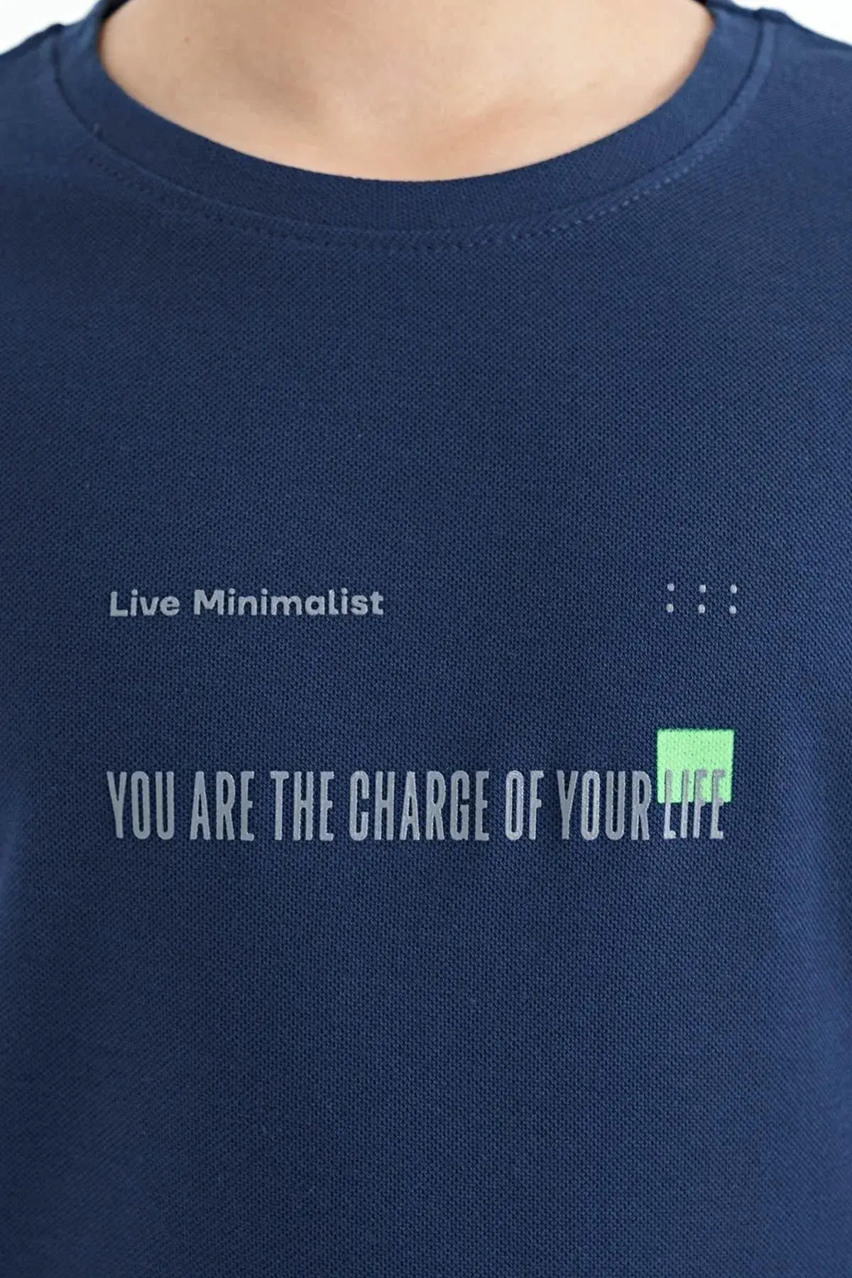 تی شرت پسرانه طرح دار آستین کوتاه | تامی لایف TOMMY LIFE T13EG-11117 - تصویر 3