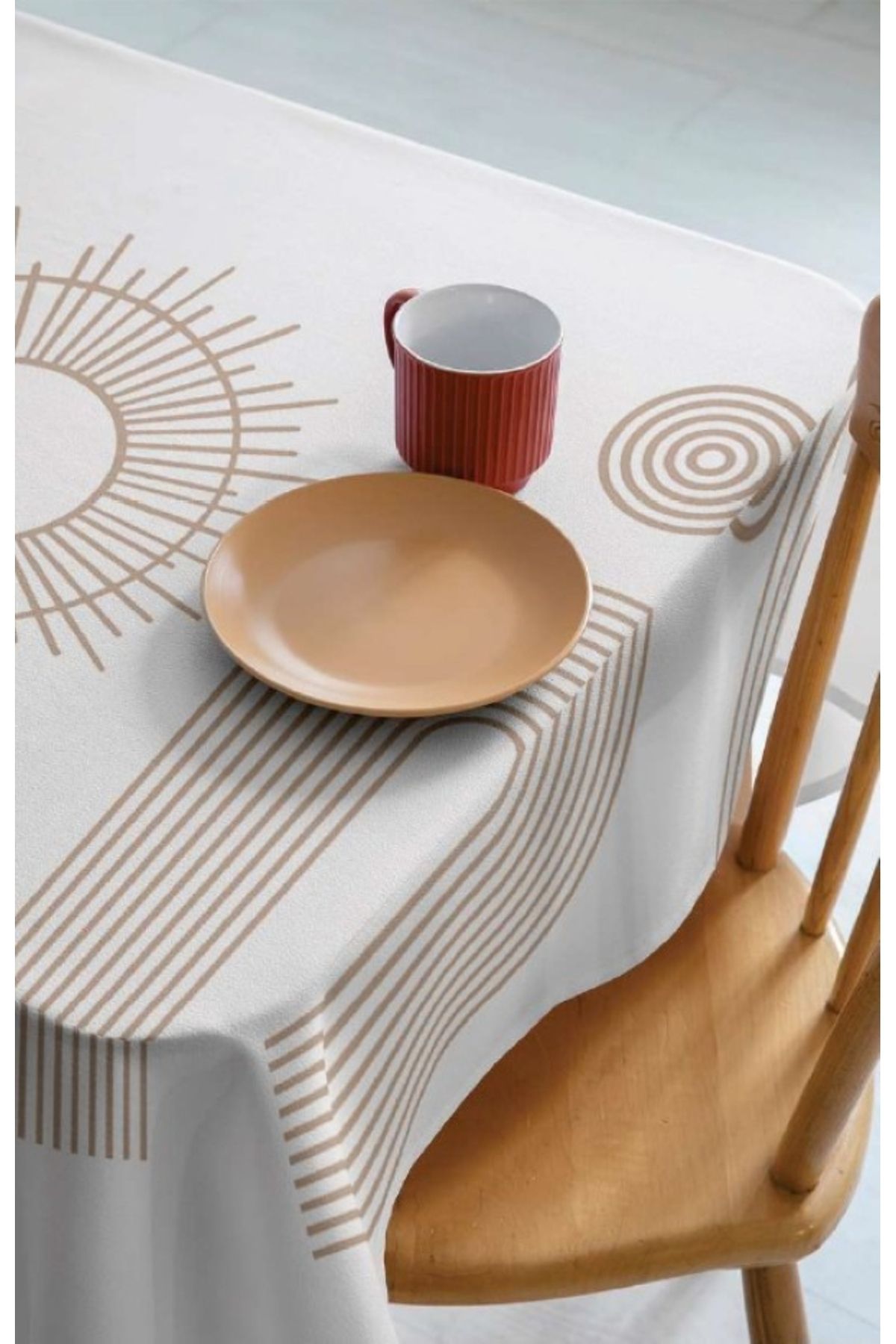 Home-Bohemian Patterned Tablecloth |   Worry-Free Stain-Proof Fabric |   Digital Printing |   150X210Cm 2