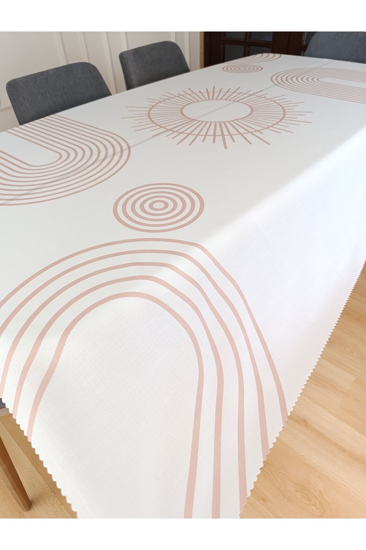 Home-Bohemian Patterned Tablecloth |   Worry-Free Stain-Proof Fabric |   Digital Printing |   150X210Cm 4