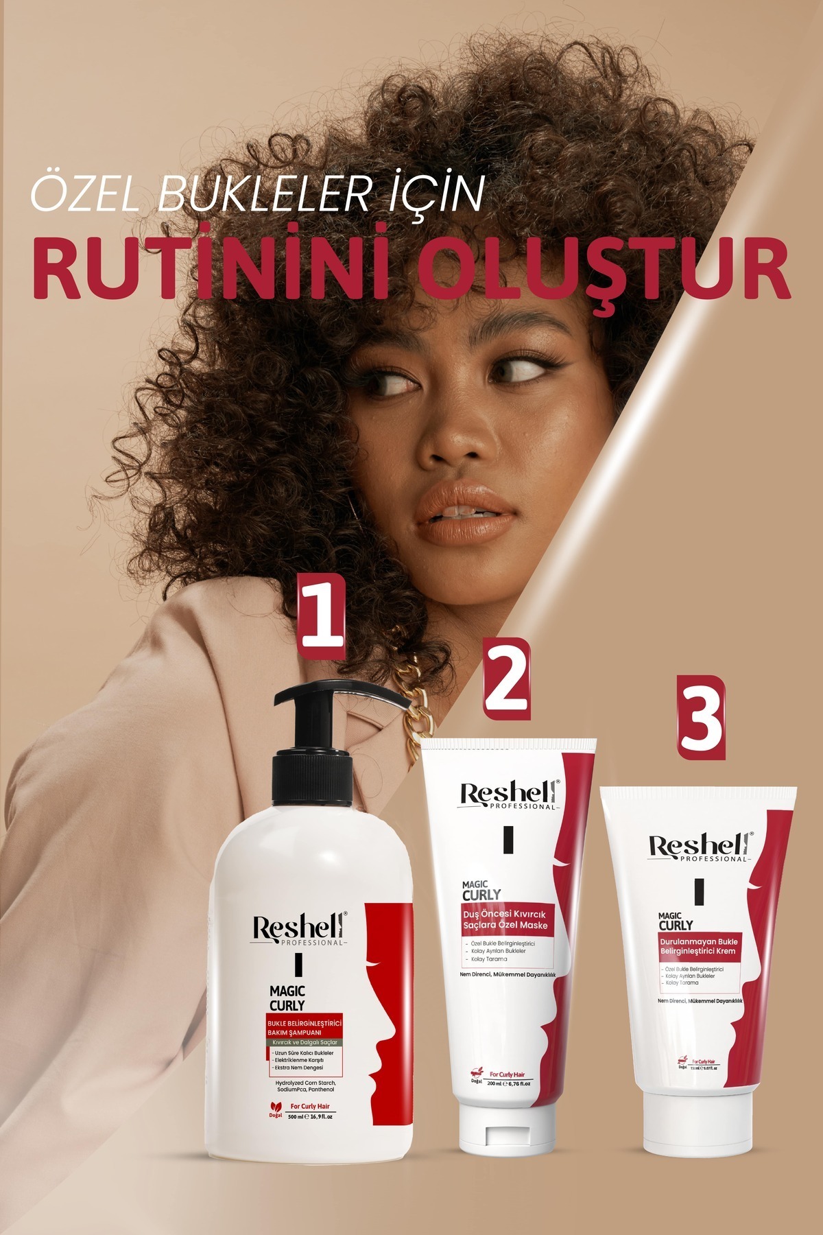 Durulanmayan Bukle Belirginleştirici Saç Bakım Kremi 150 ml — R-2013 — تصویر 6 از 7
