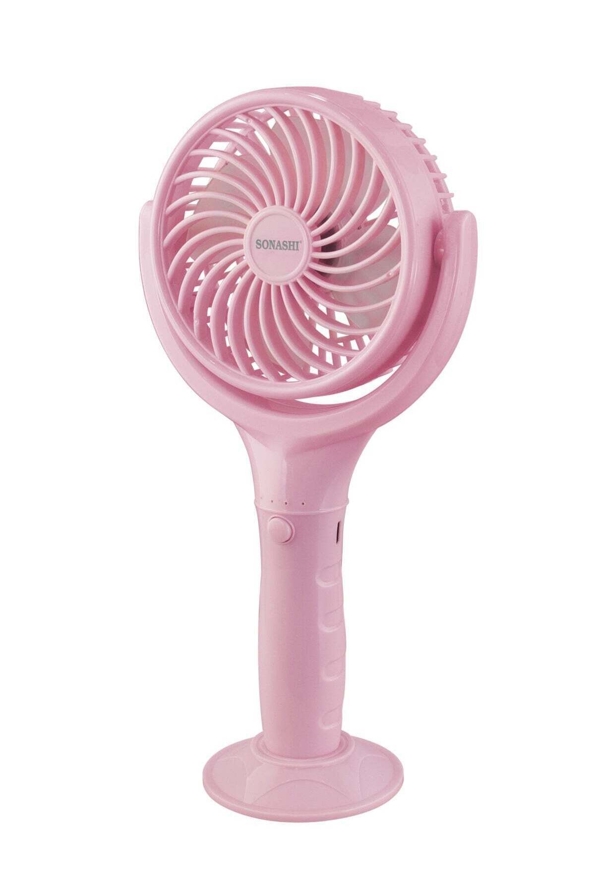 sonashi-Rechargeable Mini Fan With 3 Speeds | Handheld And Portable Design | Continuous Working Of 4.5 Hours 1