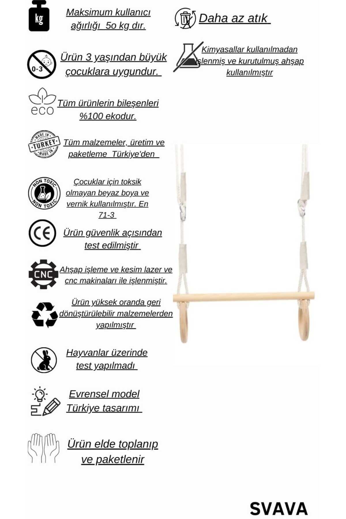 Svava Halkalı. Duyusal Jimnastik. Trapez. Salıncak fotoğrafı 7 (önizleme)