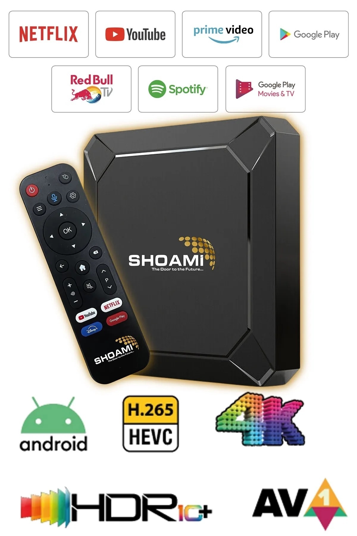 jetucuzal Shoami Sh-sb3 4k 4gb/64gb Mediabox Sesli Komut Kumanda