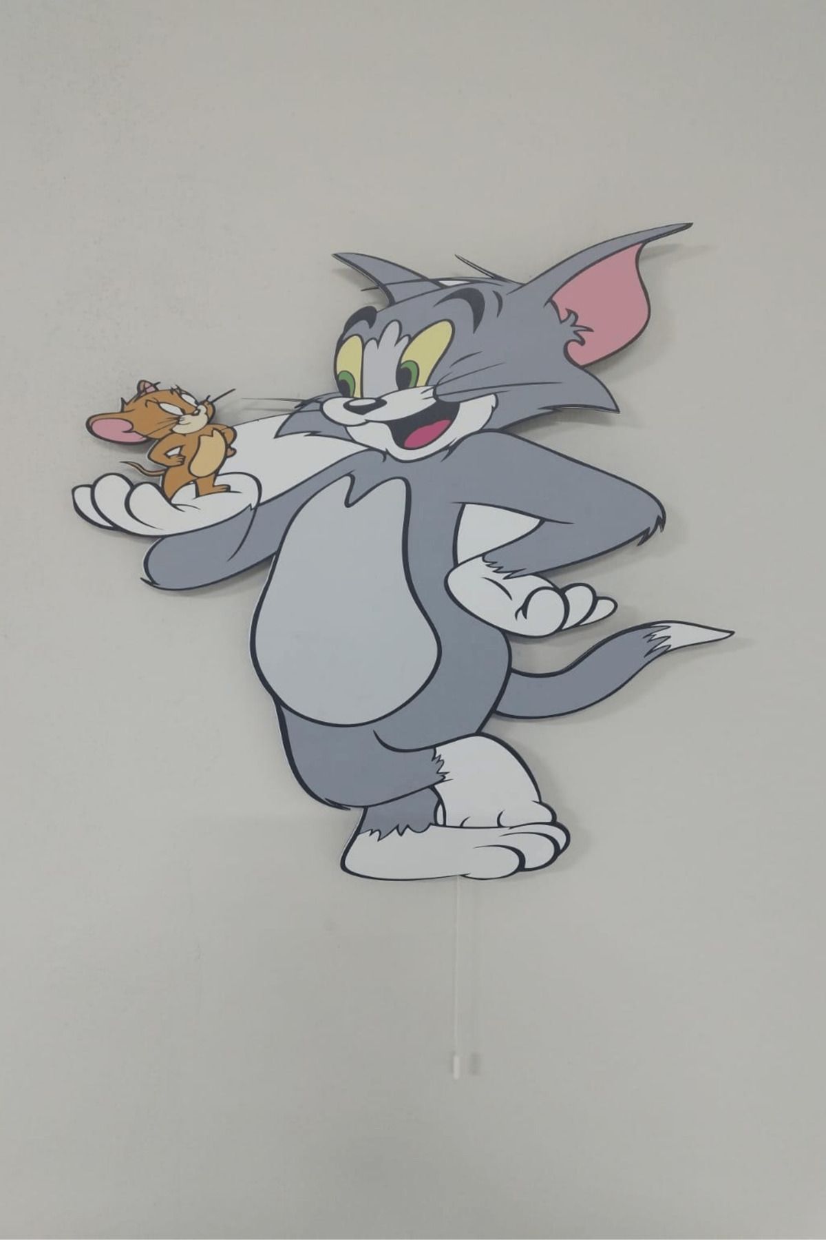 Design 4N Tom ve Jerry Işıklı Duvar Süsü