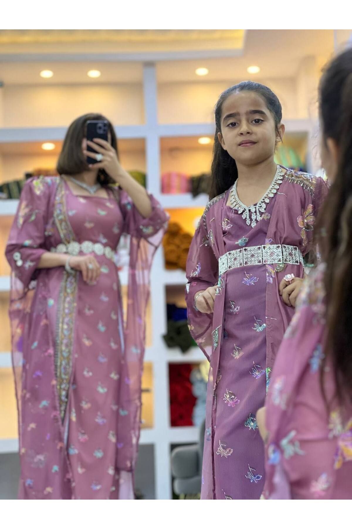 SOLİN YÖRESEL Anne-Kız Yöresel Elbise Düğünlük Kaftan Abiye(Görseldeki Aksesuarlar Dahil Değildir)