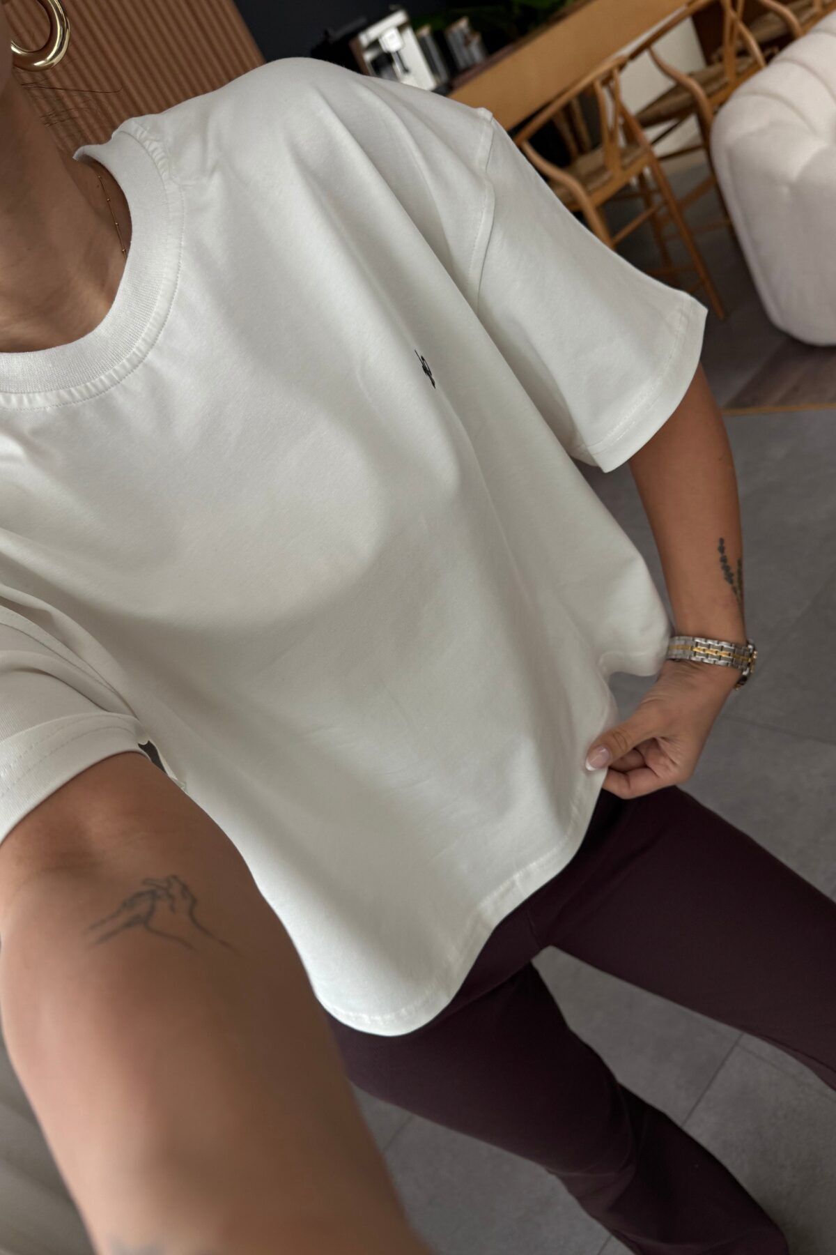 codudem BASİC MARKA MODEL COOL YAZILI T SHİRT