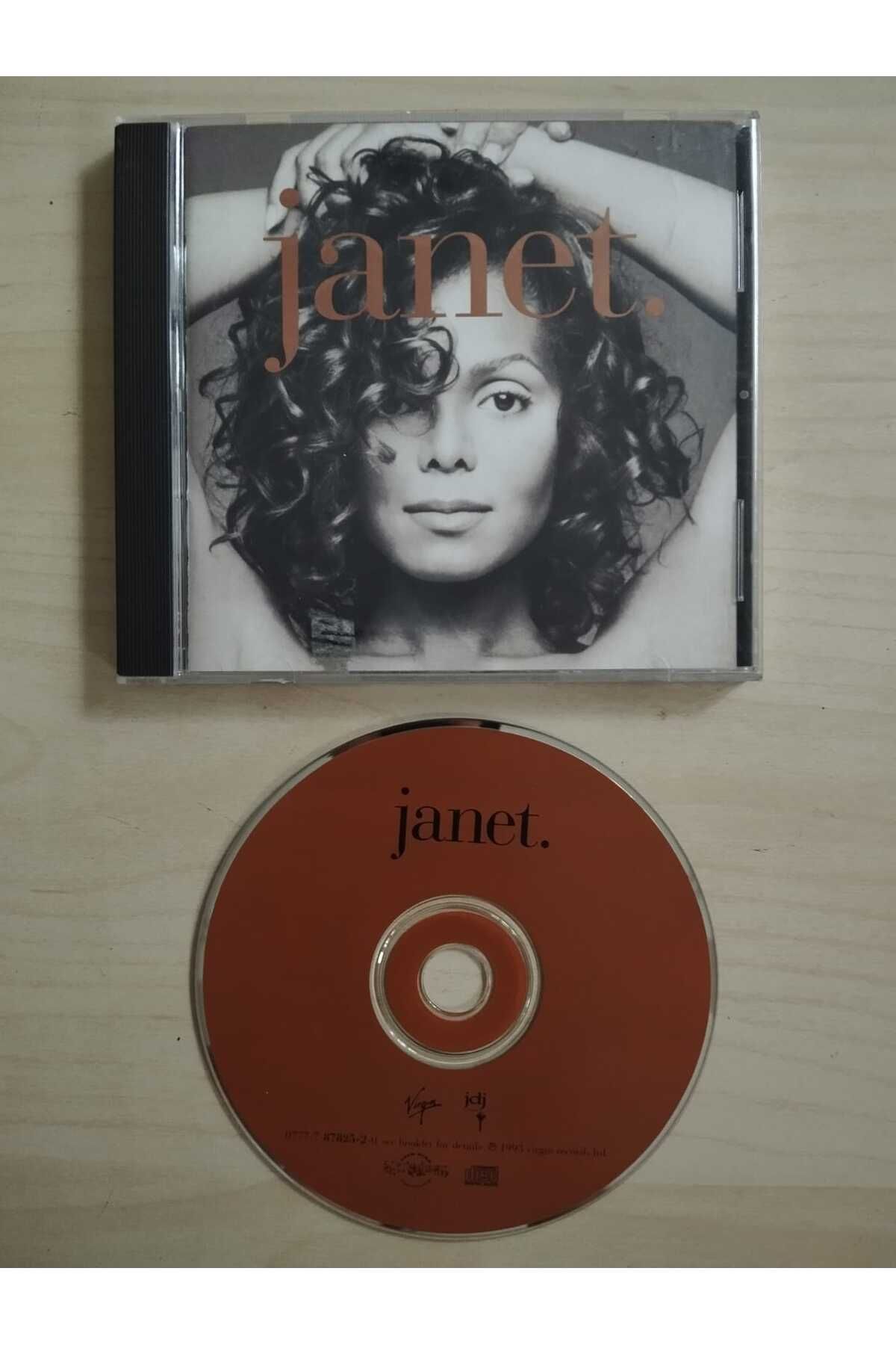 Plakperest JANET JACKSON - JANET - 1993 Avrupa Basım - CD Albüm-2.EL