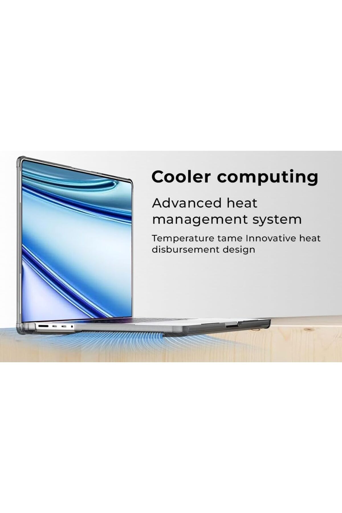 Glassology-Macbook Air 15" Case (2023, A2941), Clear Hard Shell, M2 Chip, Keyboard & Screen Protector. 9