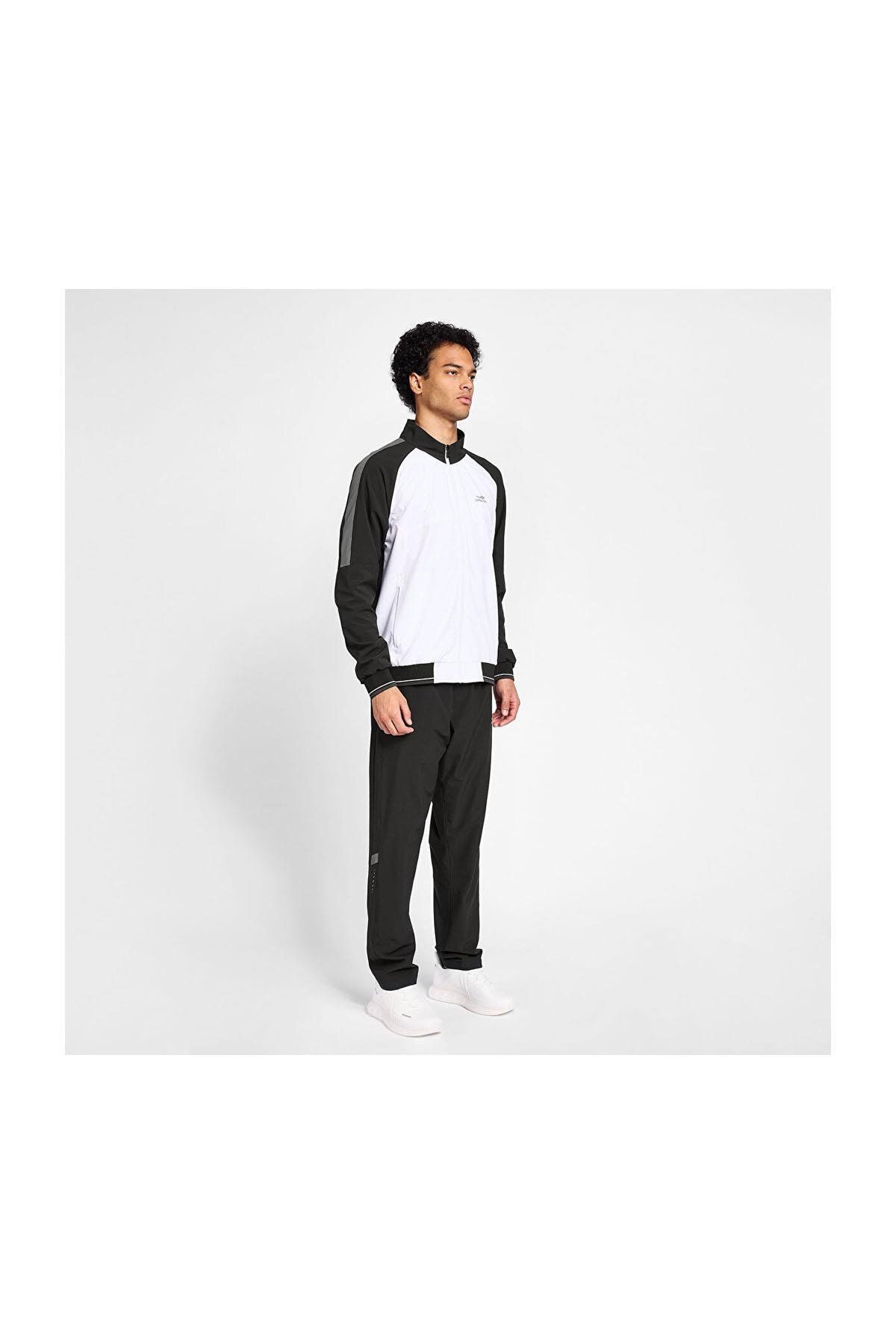 Lescon-25B-1040 Tracksuit White-Dark Blue 4