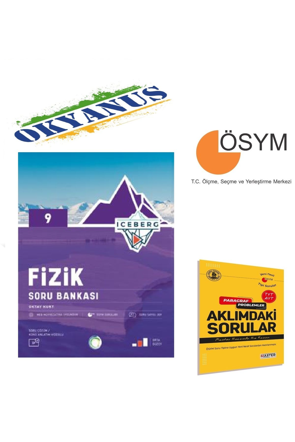 Okyanus Yayınları Okyanus Yayıncılık 9. Sınıf İceberg Fizik Soru Bankası