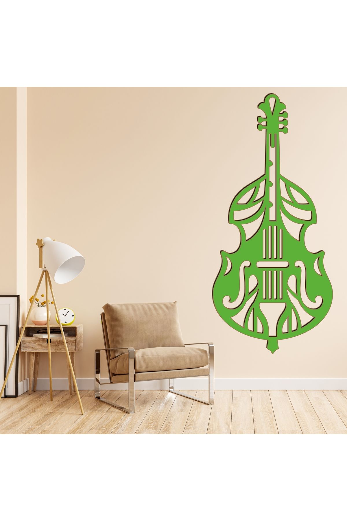 Grand Fine Art Tek Parça Renkli MDF Tablo Müzik