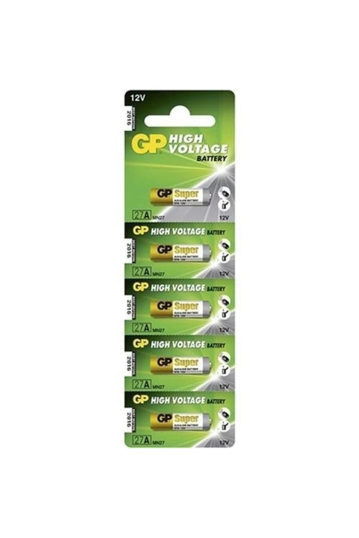 minaydan GP 27A-2C5 12V ALKALİN PİL 5 Li