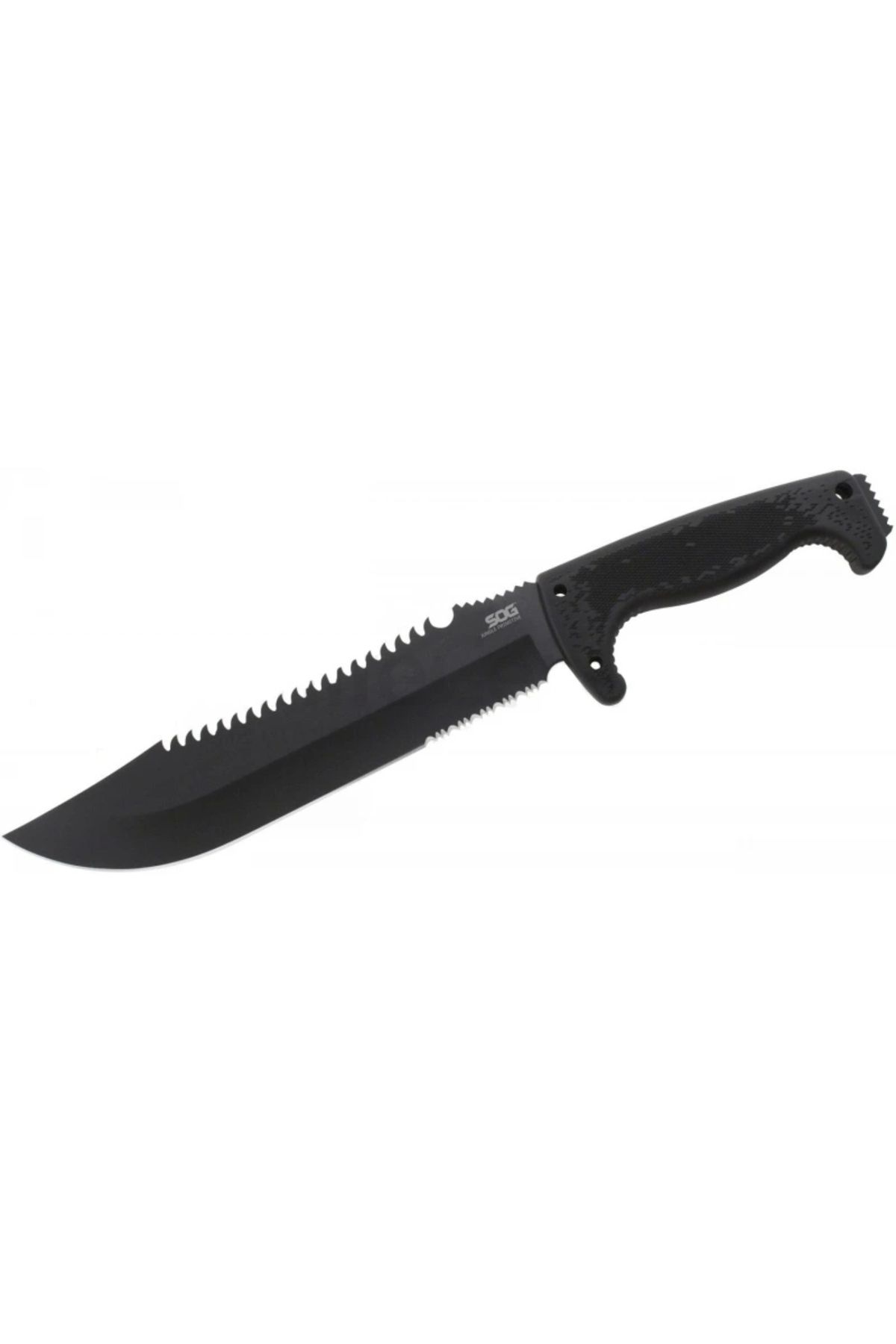 OurStyles Sog F03T Kamp Tırtıklı Testereli Outdoor Pala / Bıçak 39 cm - Kauçuk Saplı