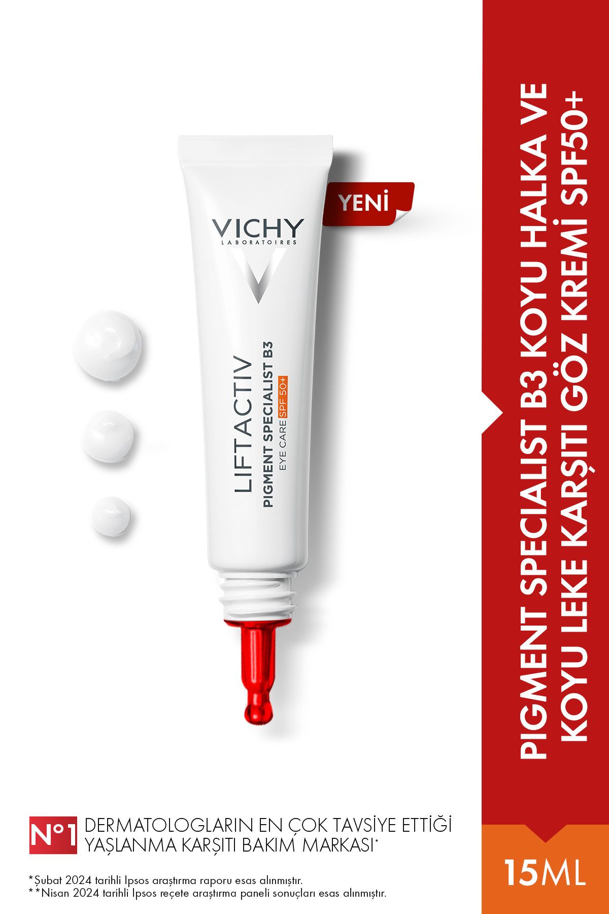 Vichy Liftactiv Pigment Specialist B3 SPF50+ Göz Bakım Kremi