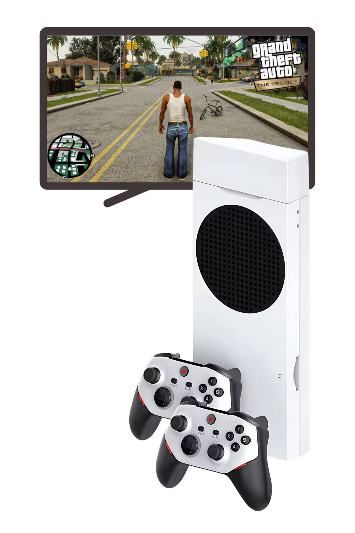VOOKA Retro TV Bağlantılı Oyun Konsolu – 2 Kablosuz Kol, Dahili 4K HD Konsol, 10.000+ Oyun, GTA