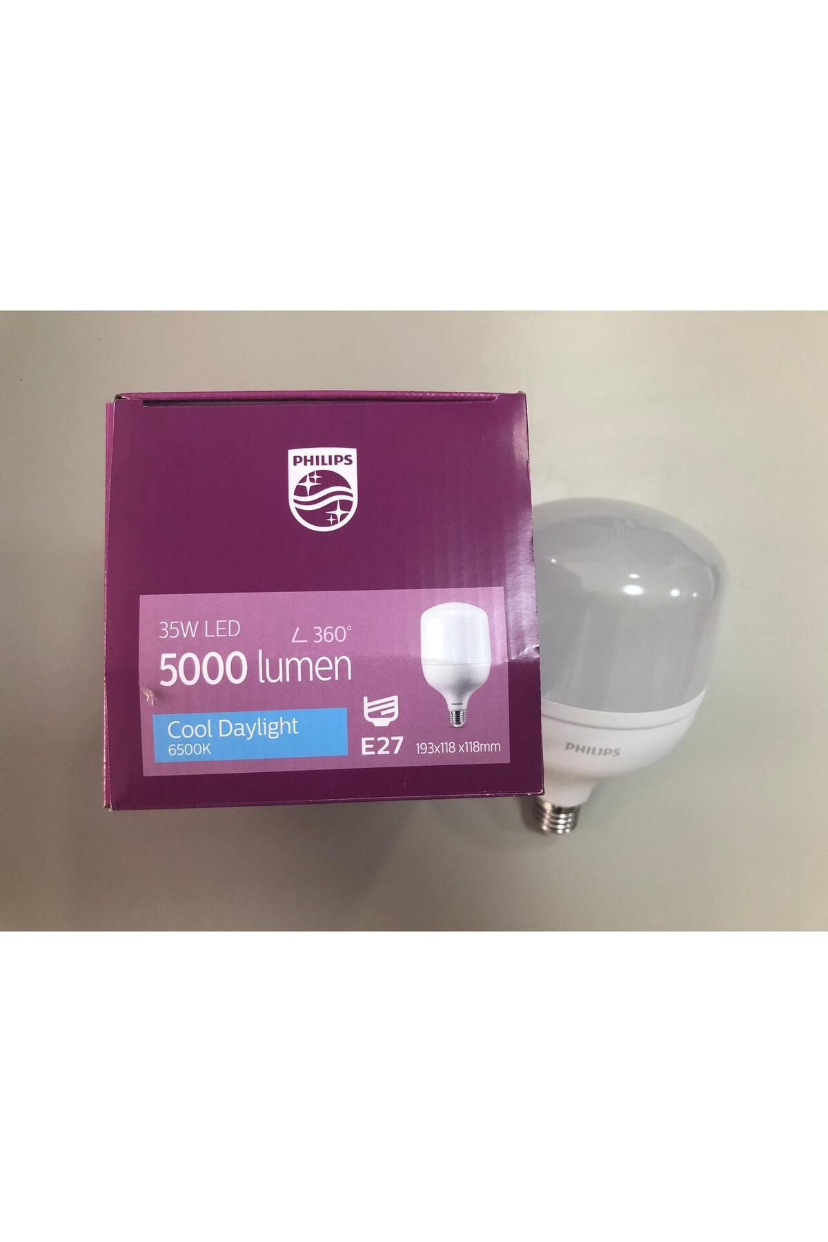 Philips 2 ADET PHILIPS TrueForce Core E 27 35W LED LAMBA 5000 LÜMEN 6500KELVİN BEYAZ 193X118X118mm