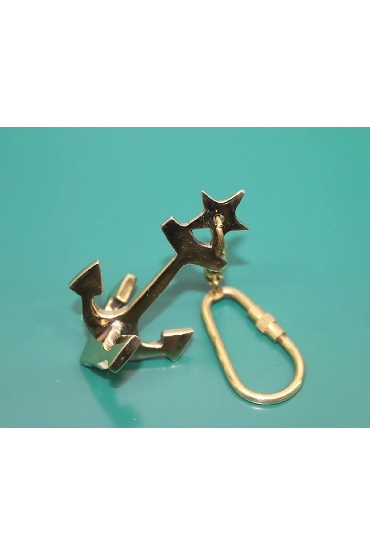 Yuba Avm Çapalı Pirinç Anahtarlık 2475b