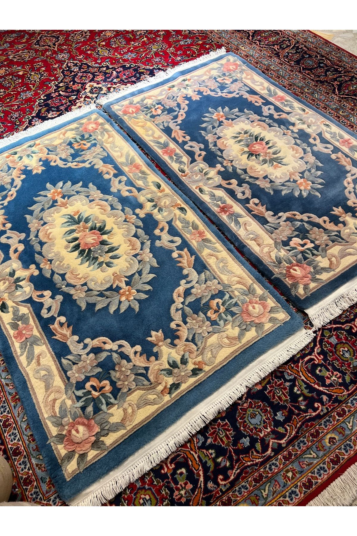RD RAMAZAN DAĞ EL HALI SANATI El Dokuma Kabartmalı Çin Halısıdır Ebat 155x90