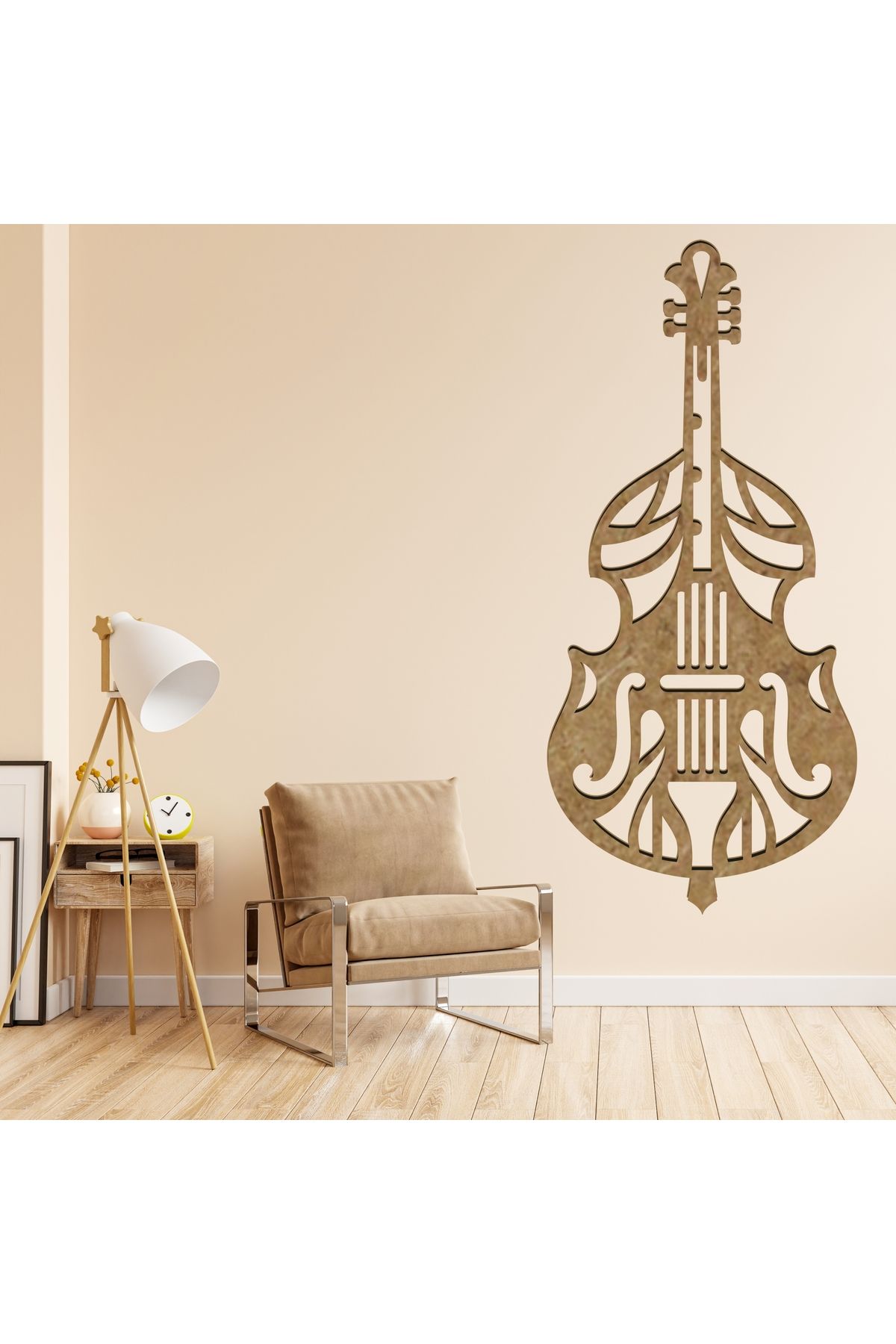 Grand Fine Art Tek Parça Renkli MDF Tablo Müzik