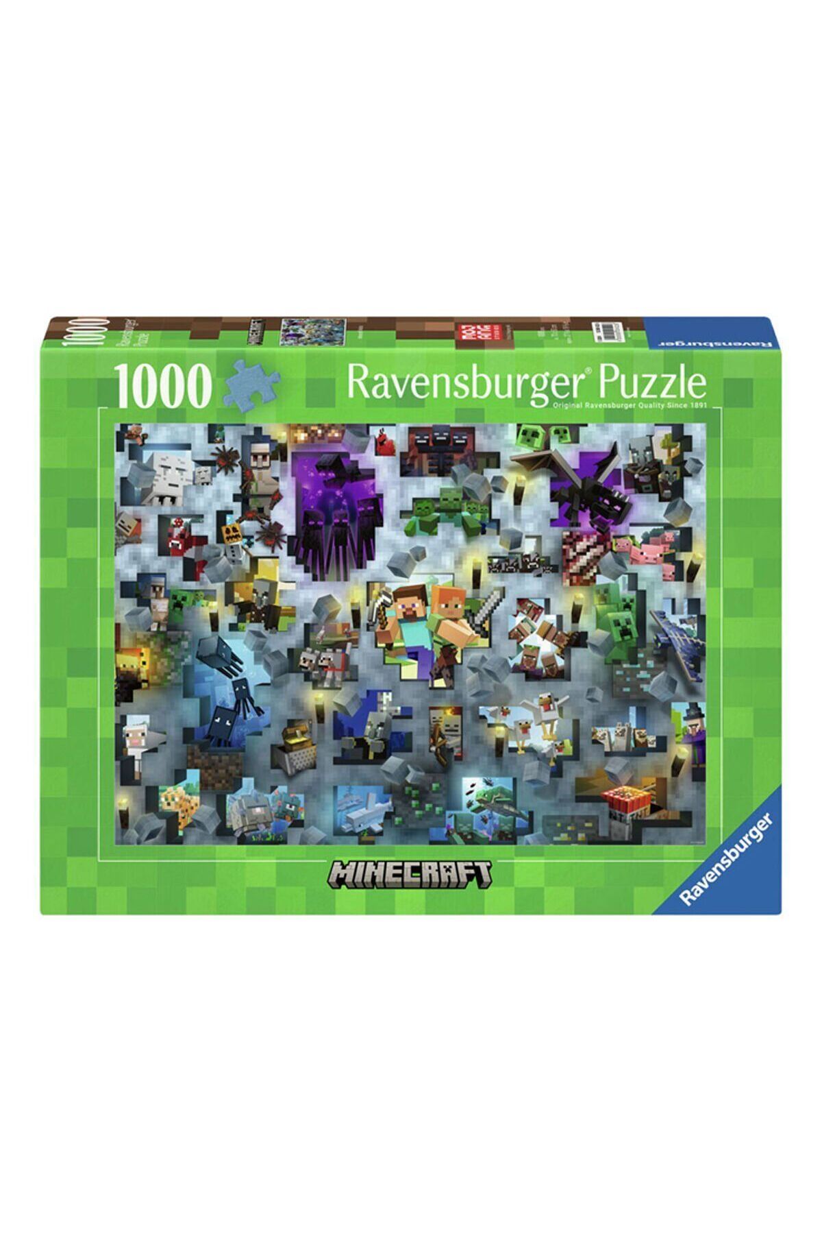 RAVENSBURGER 12000422 Minecraft Mobs 1000 parça Ravensburger Puzzle