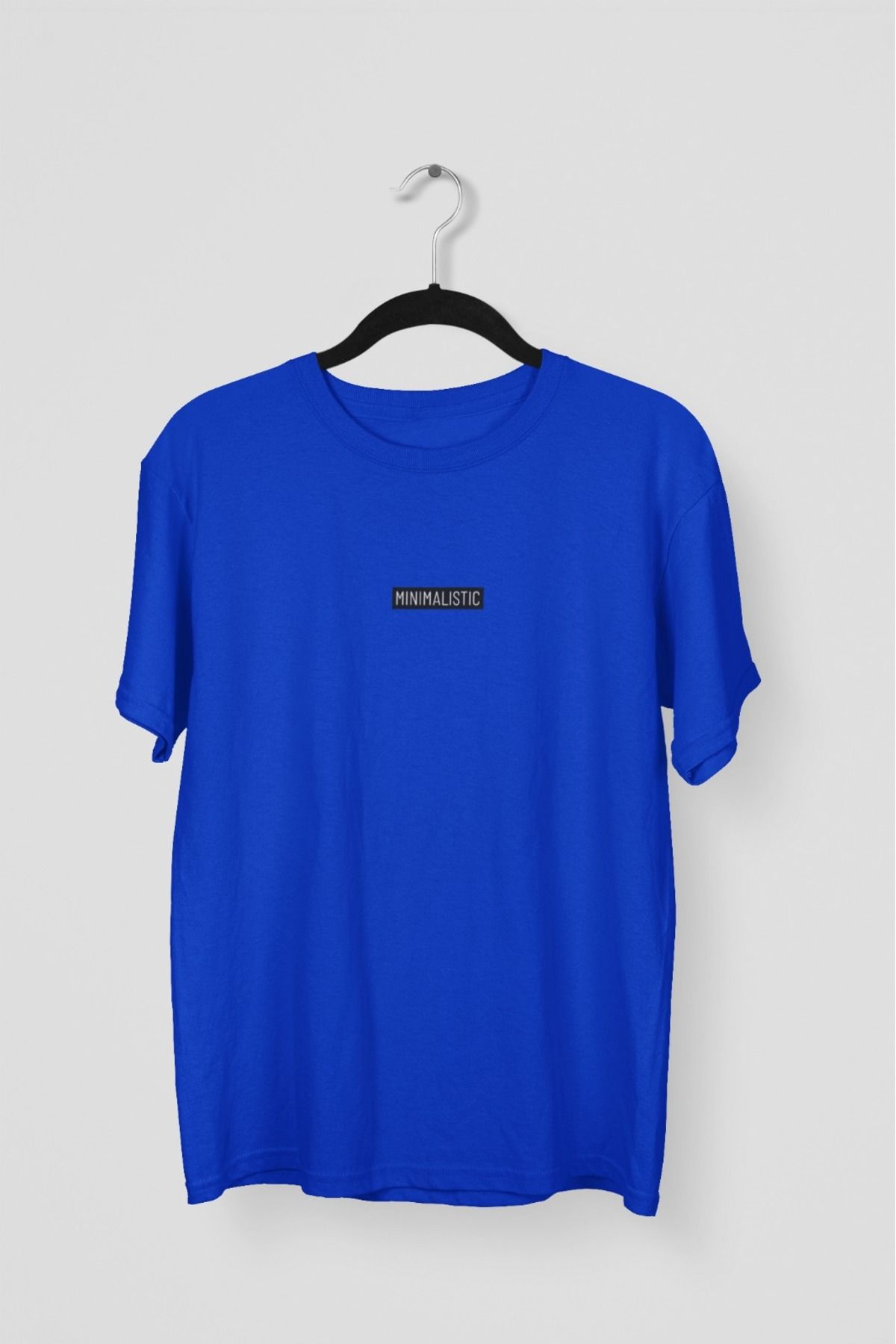 Butik ERKEK/KADIN -MINIMALISTIC- TRANSFER BASKILI YUVARLAK YAKA KISA KOL TİŞÖRT